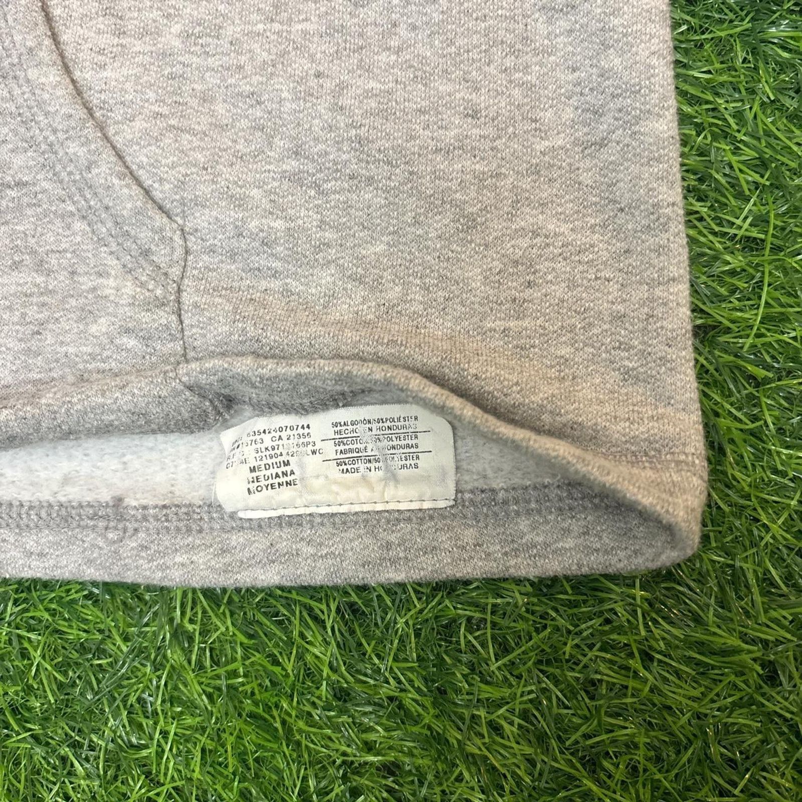 Hanes Women's Retro Solid Grey Hoodie Size M / US 6-8 / IT 42-44 - 5 Thumbnail