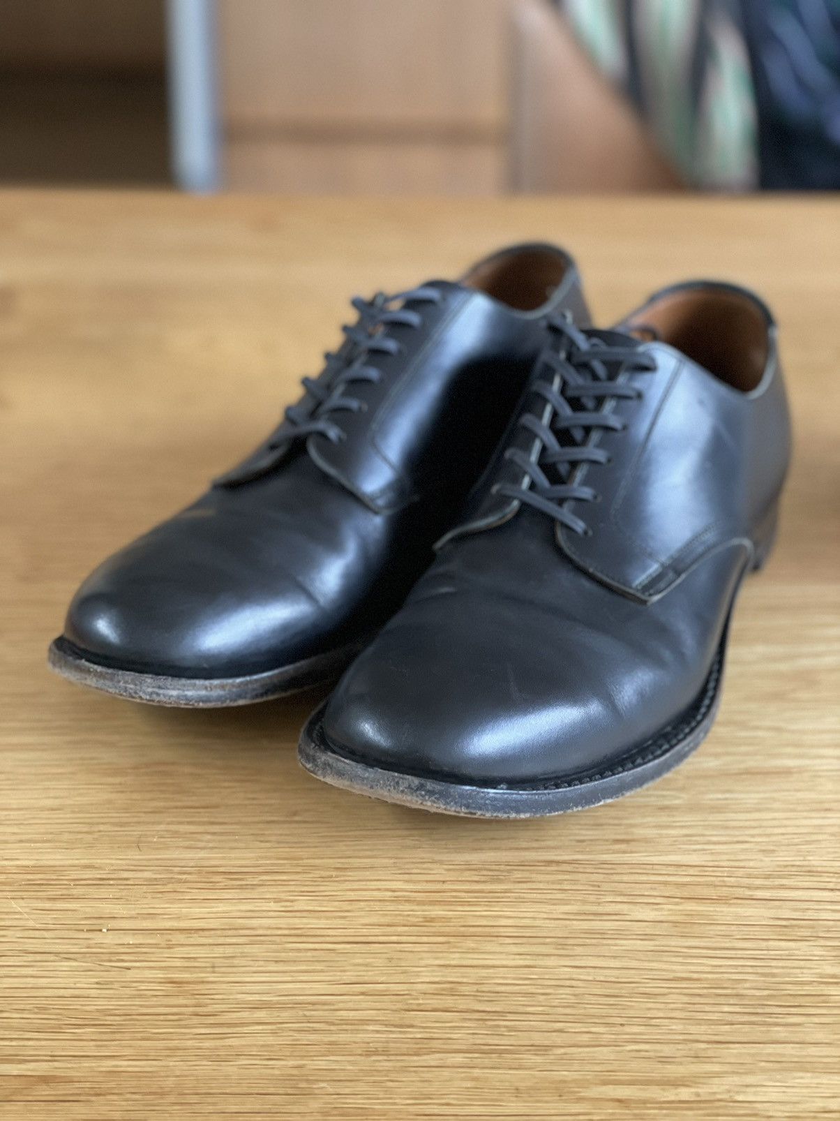 image of Clinch Boots Clinch Service Shoes in Black, Men's (Size 9)