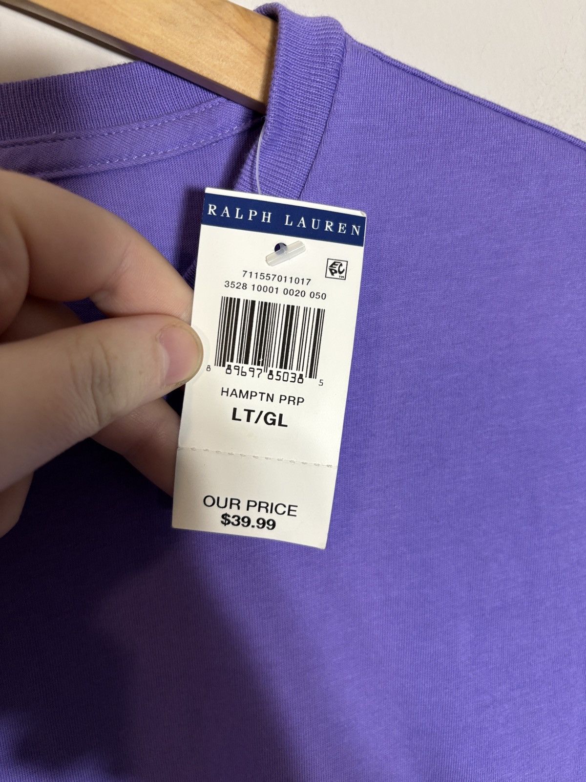 Polo Ralph Lauren Polo Ralph Lauren Shirt Hampton Purple Large Tall Size US L / EU 52-54 / 3 - 3 Thumbnail