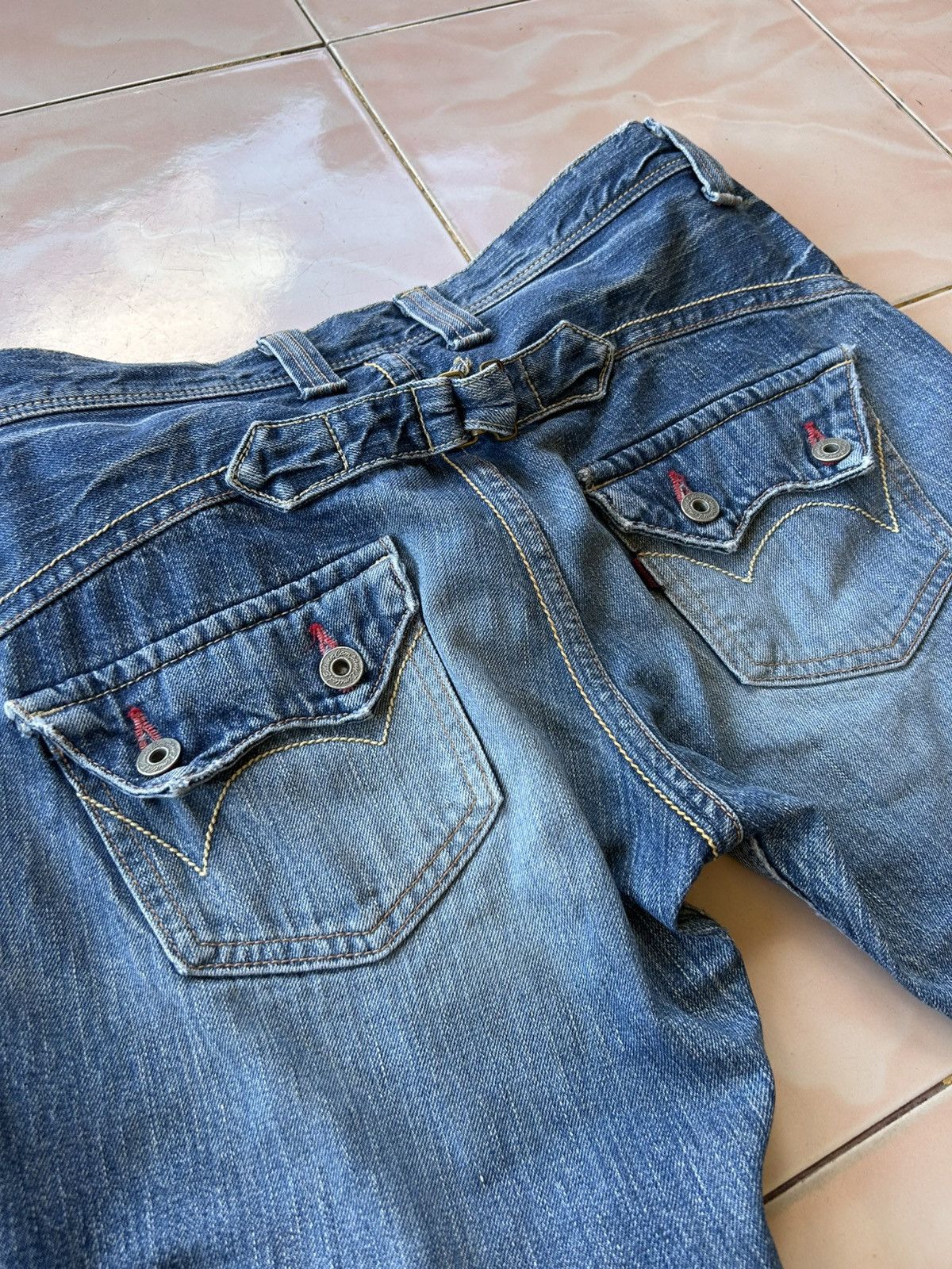 Edwin Edwin Buckle Back Boot Cut Flare Jean Size US 34 / EU 50 - 5 Thumbnail