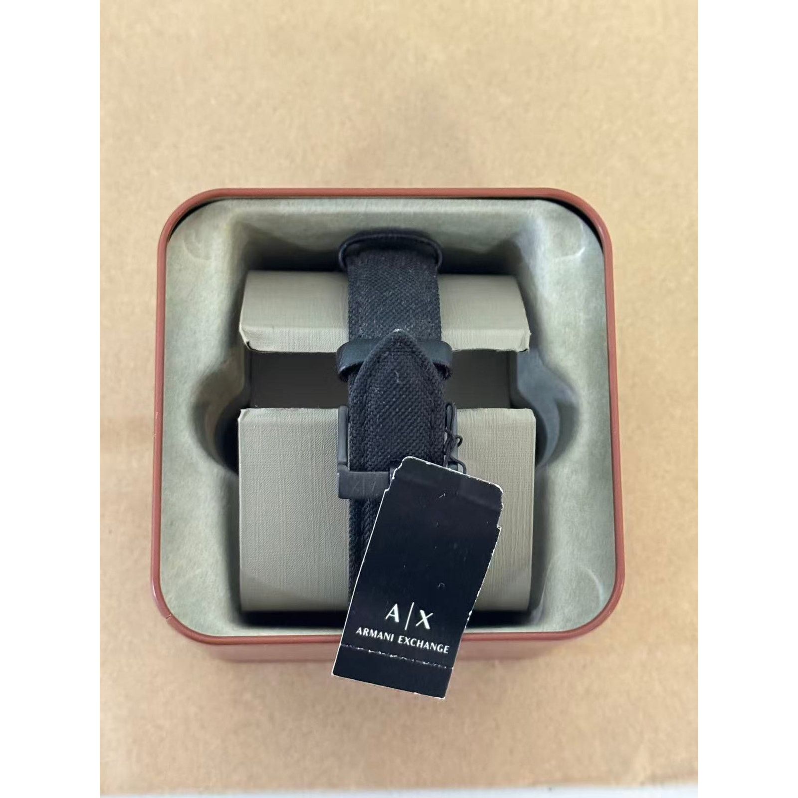 Armani Exchange Exchange Armani AX1857 Watch With Black Dial Fibers Belt Size ONE SIZE - 2 Thumbnail
