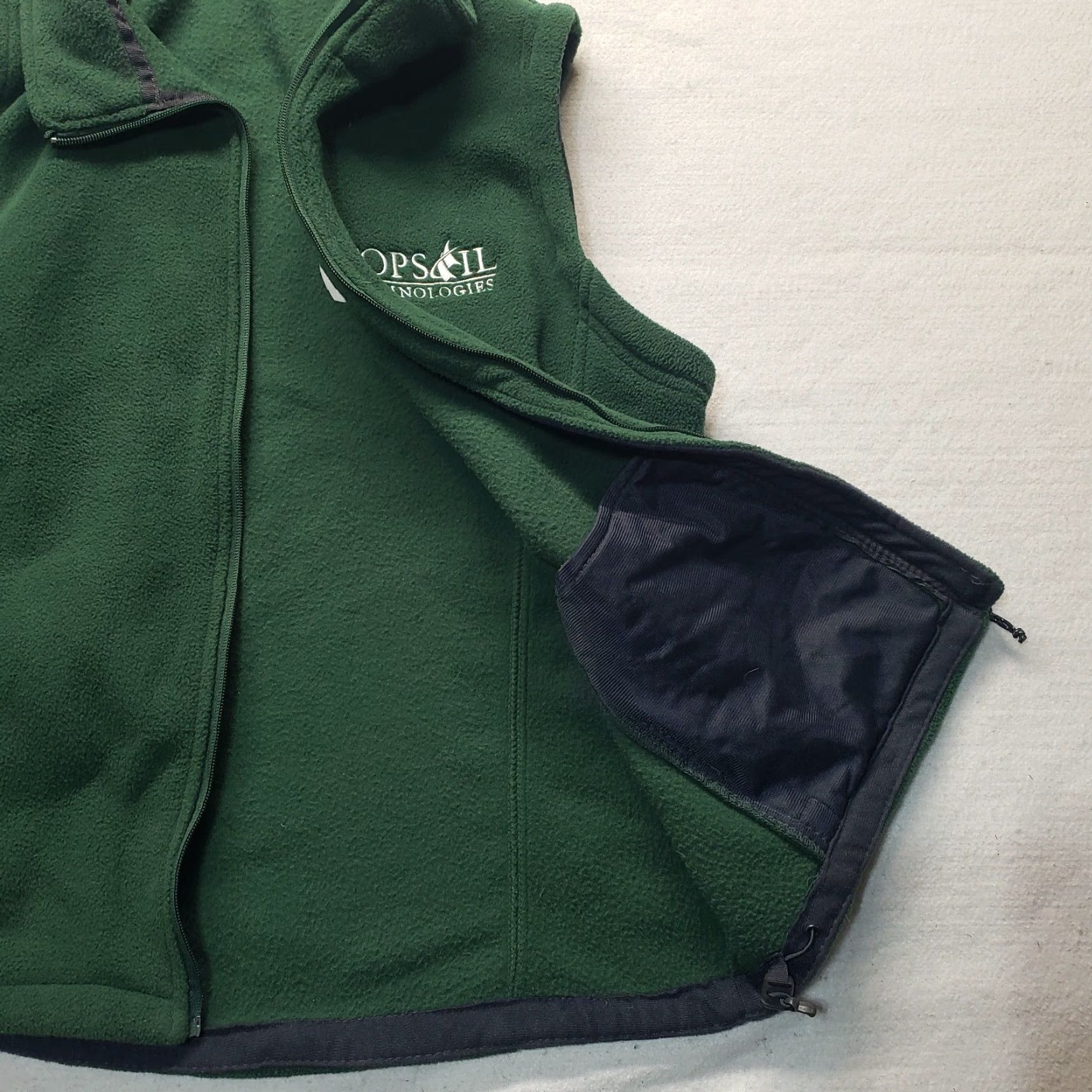 Vintage Topsail Technologies Green Sleeveless Sweater Vest Full Zip Adult Women's XL Size XL / US 12-14 / IT 48-50 - 5 Thumbnail