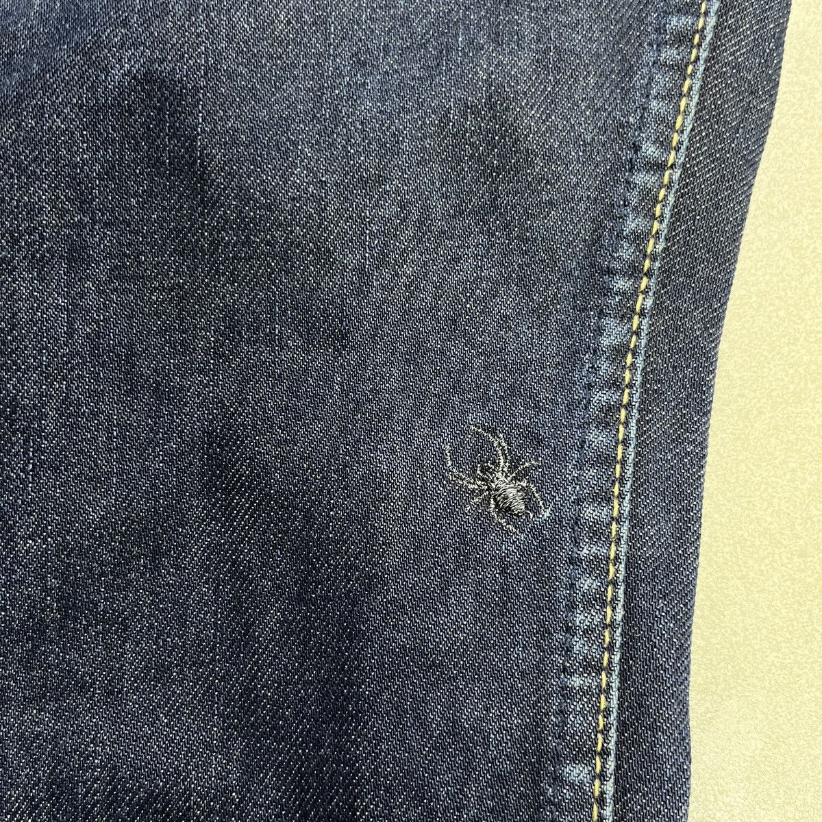 14th Addiction × If Six Was Nine × Japanese Brand Barak Denim Spider Embroidered Jeans Size 28" / US 6 / IT 42 - 6 Thumbnail