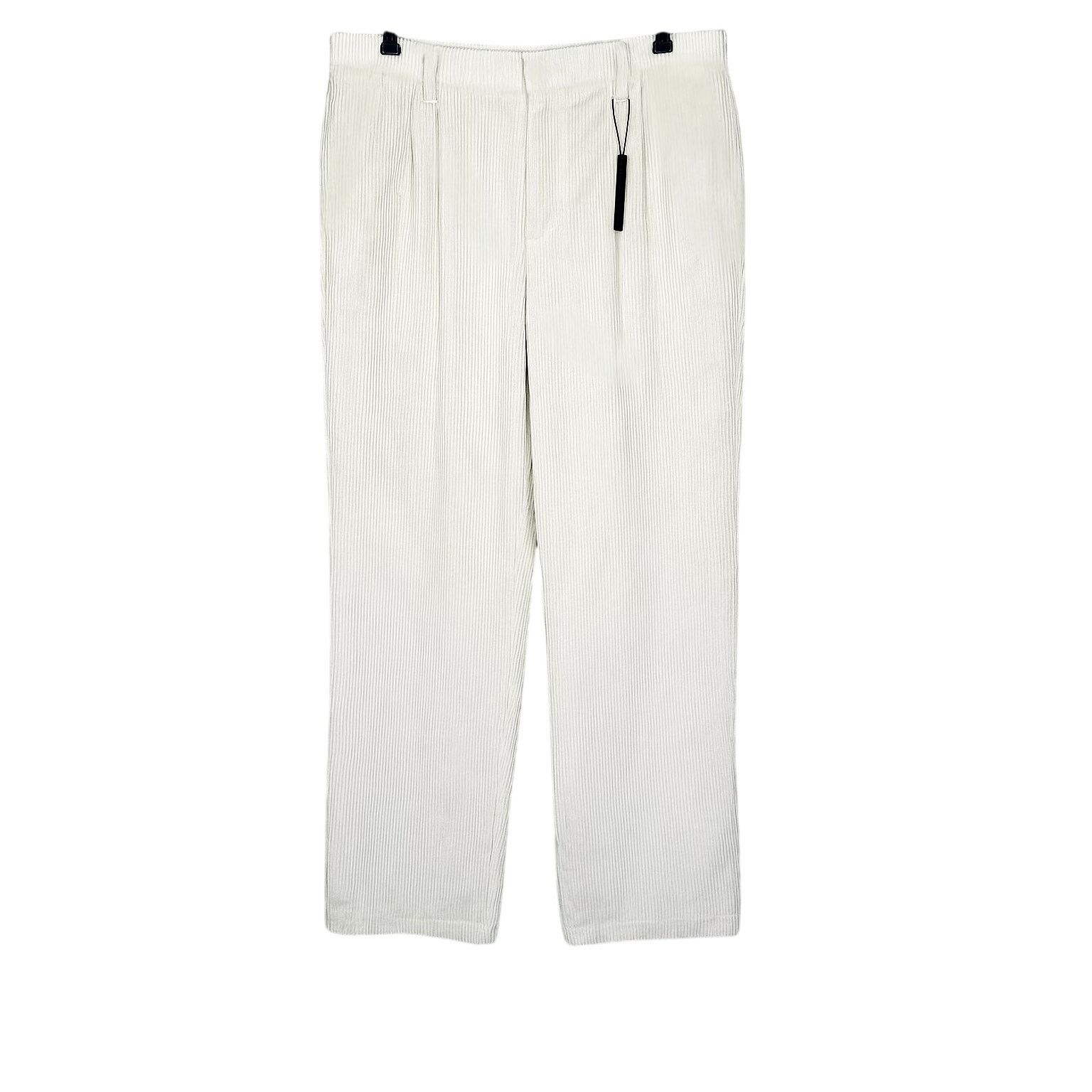 Brunello Cucinelli NWT Brunello Cucinelli Sand Beige Pleated Corduroy Pant 12 Size 34" / US 12 / IT 48 - 1 Thumbnail