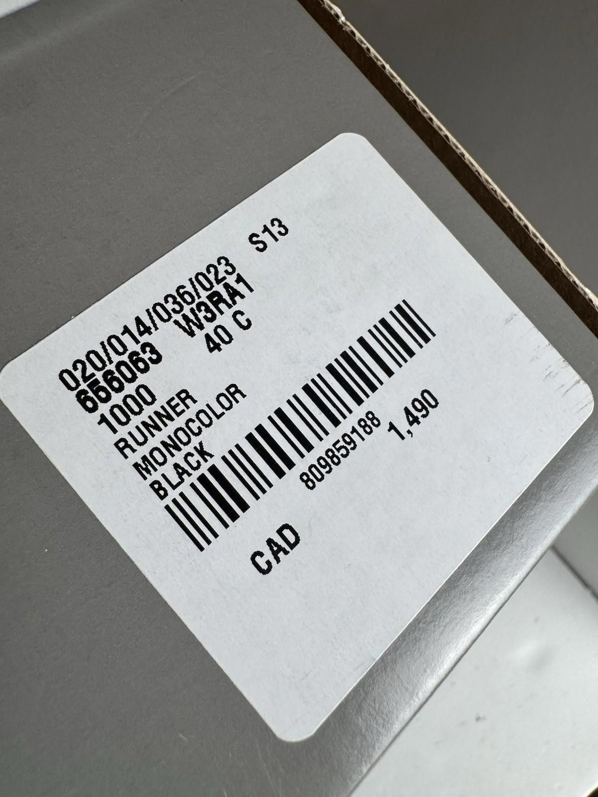 Balenciaga Balenciaga Runner Sneaker Black SZ 40/7 US New w/ Box Defect Size US 7 / IT 37 - 8 Thumbnail