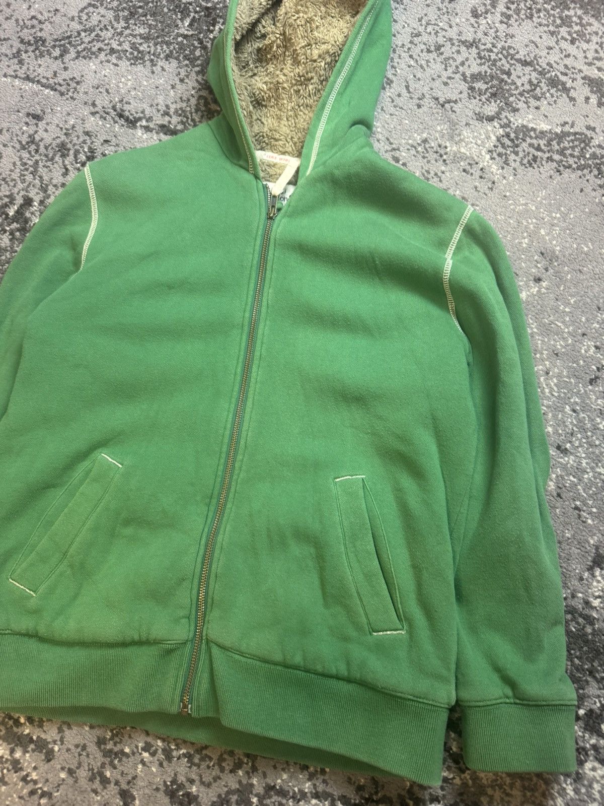 Abercrombie & Fitch × Japanese Brand × Vintage Vintage Abercrombie & Fitch Zip-Up Fur Hoodie Size US S / EU 44-46 / 1 - 2 Thumbnail