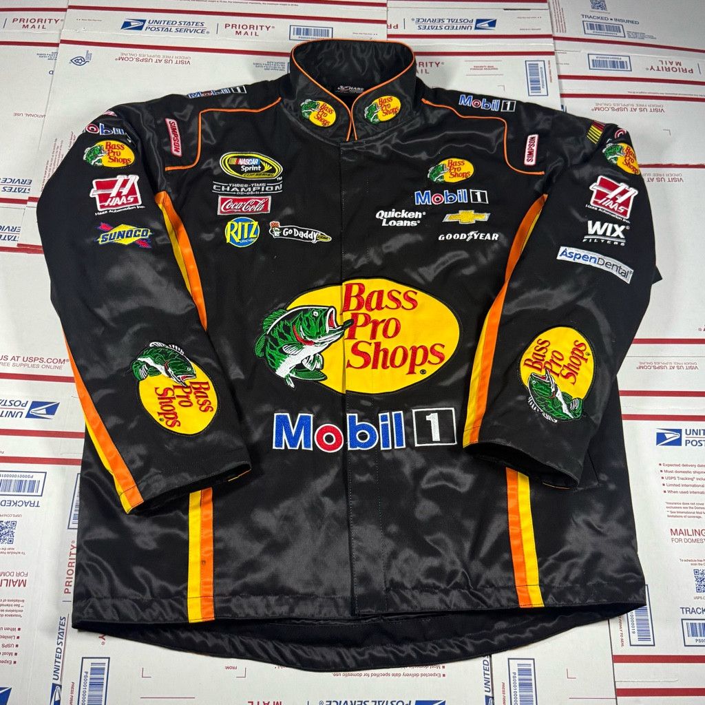 Lucky Brand Chase Authentics Bass Pro Chase NASCAR Jacket Size L Size US L / EU 52-54 / 3 - 1 Thumbnail