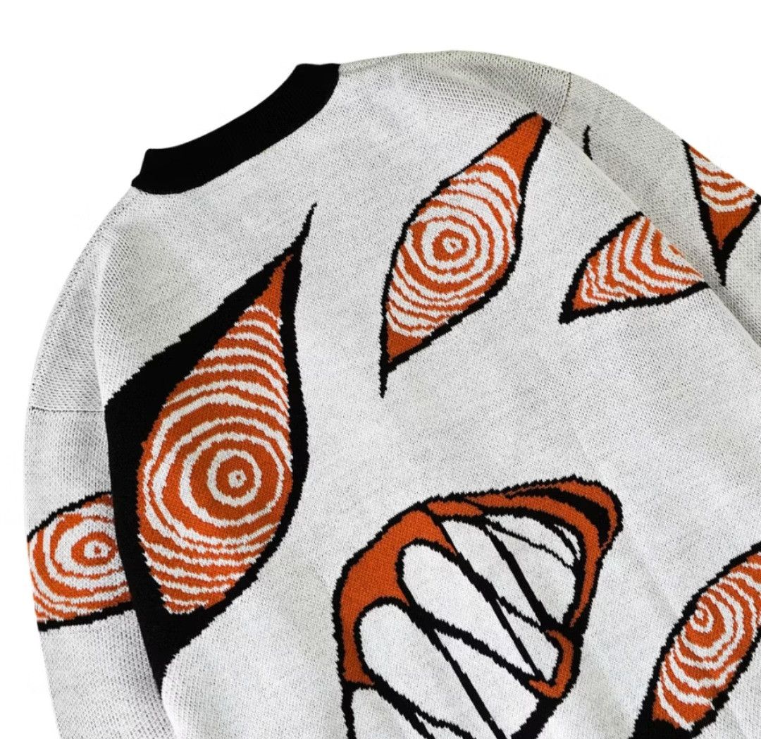 Japanese Brand Wolfgang eyes grey colour knitwear cardigan Size US S / EU 44-46 / 1 - 5 Thumbnail