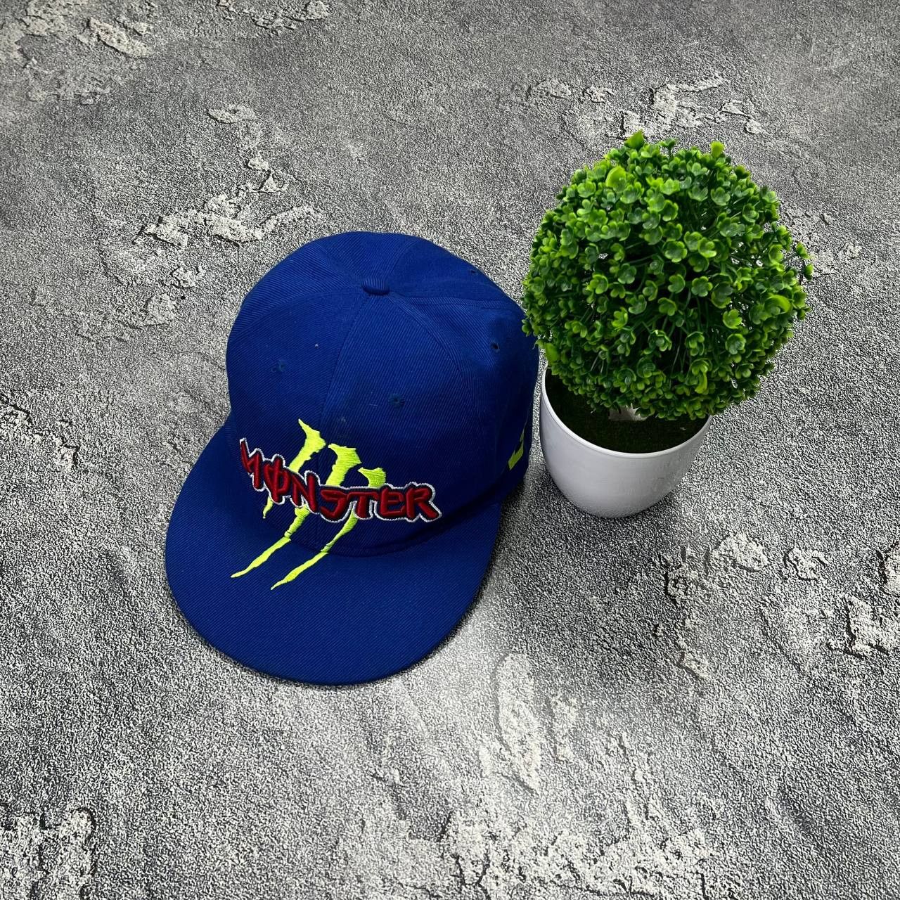 Vintage Vintage Y2K Monster Energy hat cap race moto skate baggy DC Size ONE SIZE - 1 Thumbnail