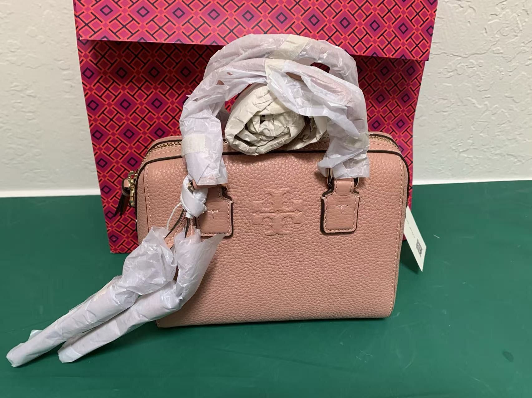 Tory Burch TORY BURCH THEA MINI WEB SATCHEL Size ONE SIZE - 8 Thumbnail