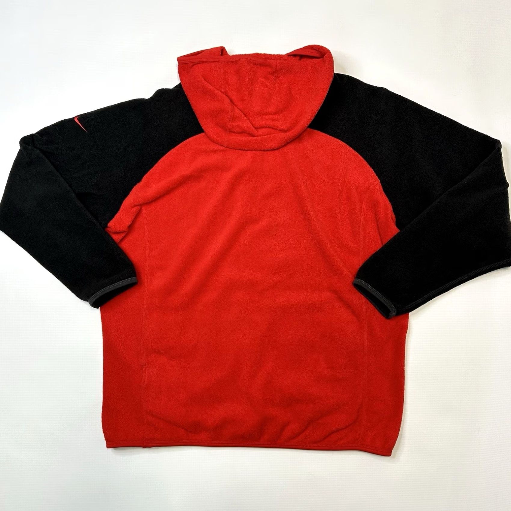 Nike Nike Therma Fit Fleece 1/4 Zip Pullover Hoodie Womens Small Red Colorblock Size S / US 4 / IT 40 - 2 Thumbnail