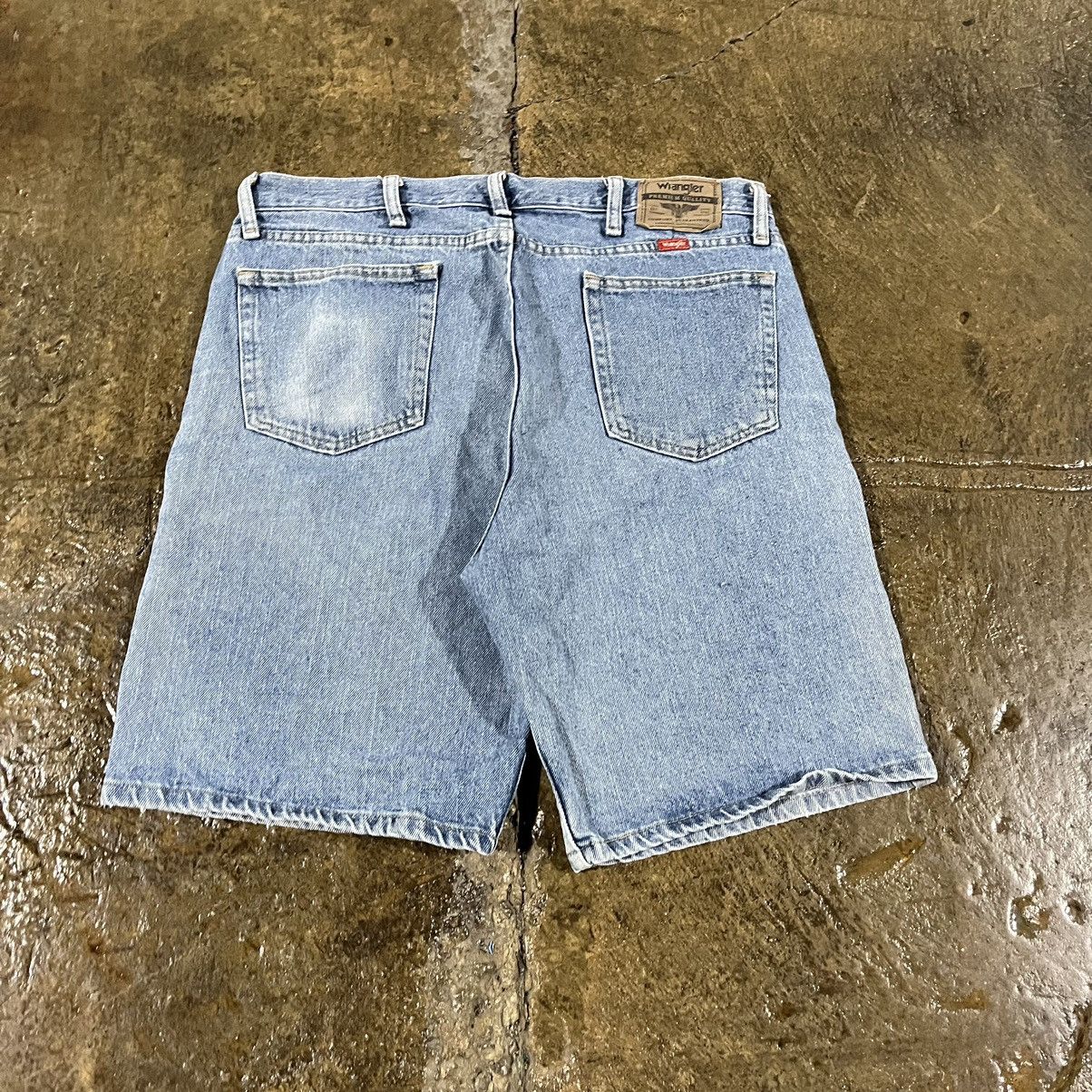 Carhartt × Vintage × Wrangler Vintage Carhartt Style Wrangler Jorts Faded Skater Shorts Size US 36 / EU 52 - 3 Thumbnail
