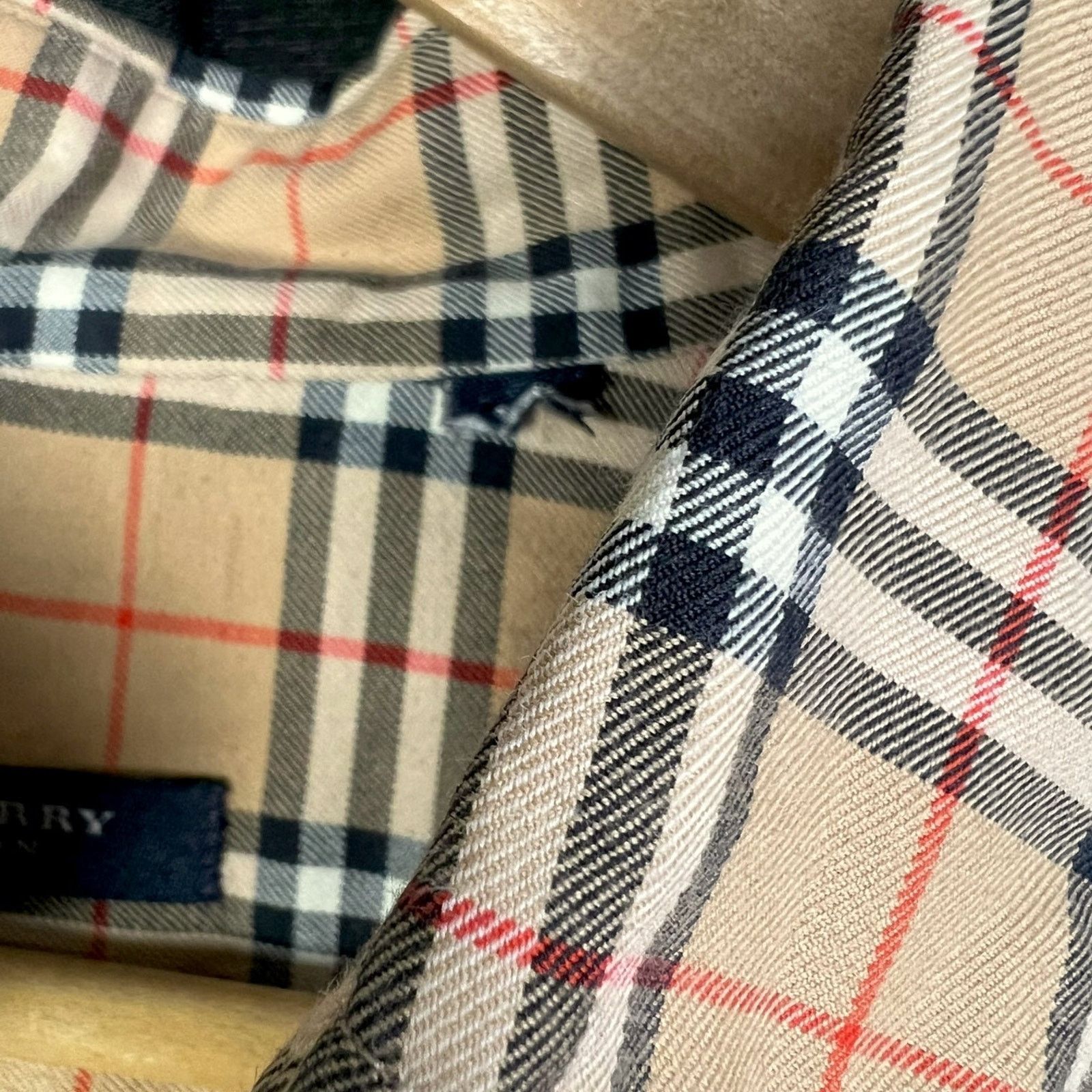 Burberry Burberry London Mens XXL Nova Check Button Down $690 Luxury Size US XL / EU 56 / 4 - 7 Thumbnail