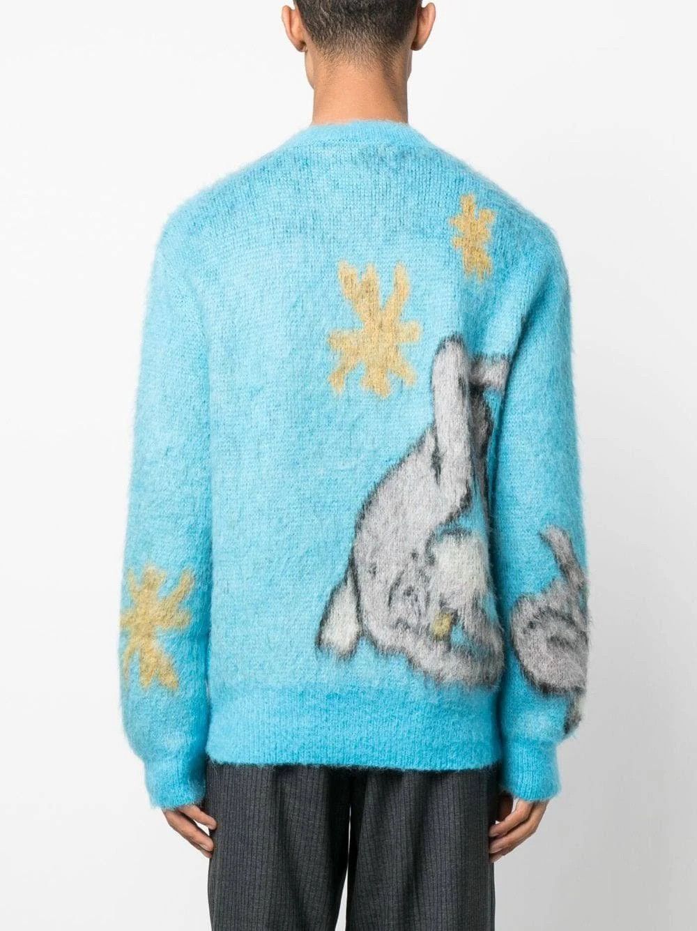 Marni o1srvl11e0624 Crewneck in Blue Size US M / EU 48-50 / 2 - 4 Thumbnail
