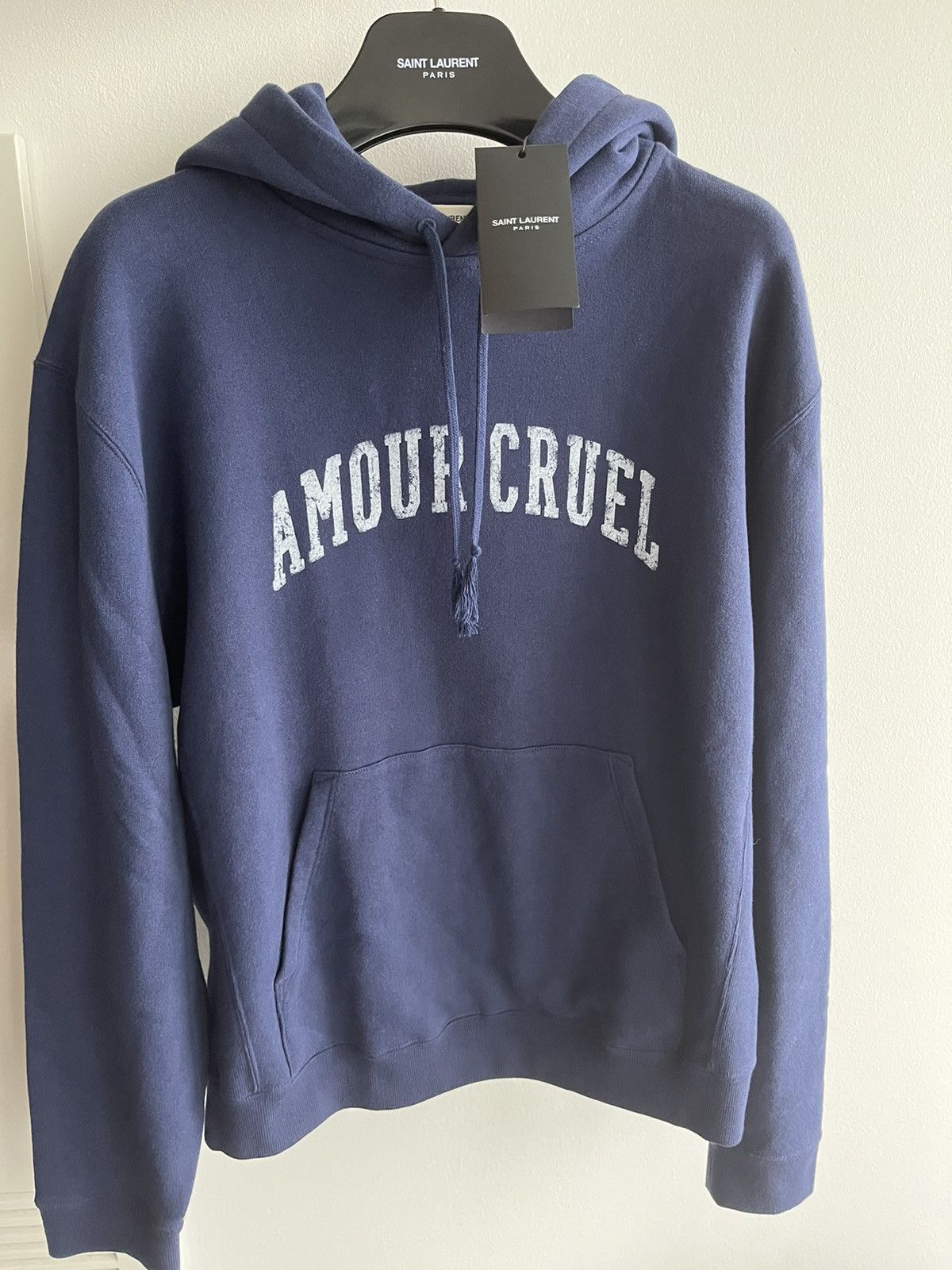 Hedi Slimane $1,095 Value Super Runway Saint Laurent Hoodie Size US M / EU 48-50 / 2 - 9 Thumbnail