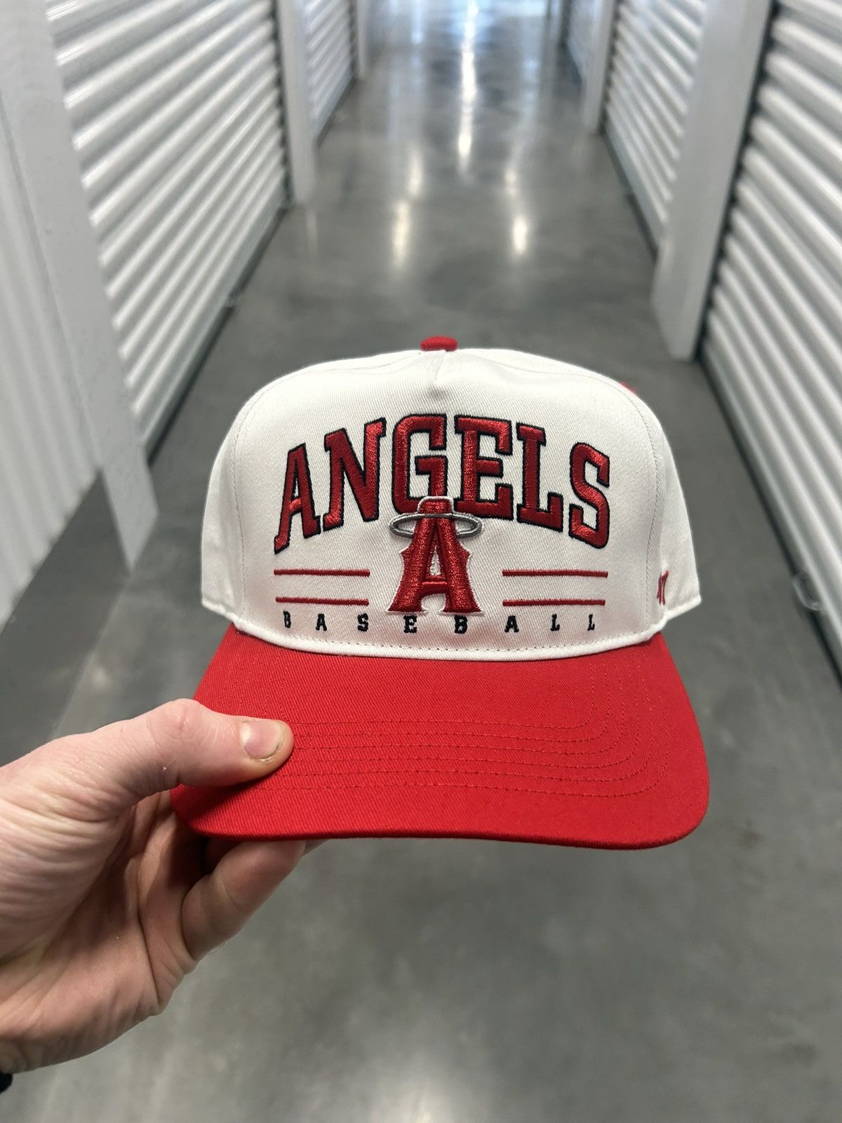 47 White and red New Era 47 Angels snapback cap Size ONE SIZE - 1 Thumbnail