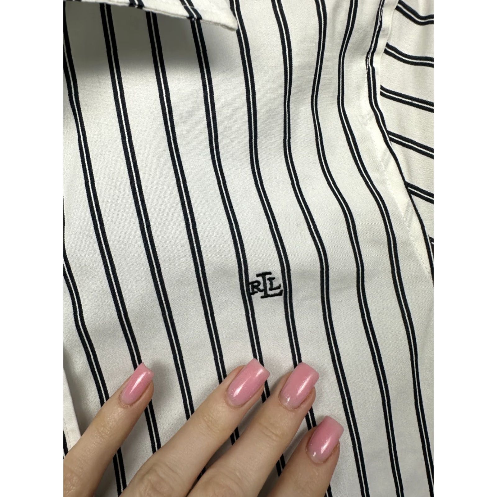 Polo Ralph Lauren Polo Ralph Lauren Womens Long Sleeve Striped Shirt S Size S / US 4 / IT 40 - 3 Thumbnail
