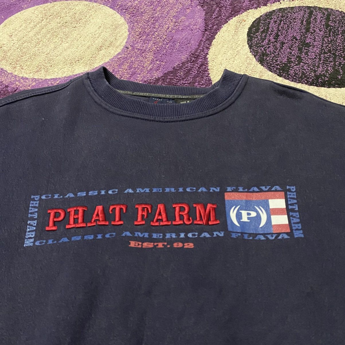 Phat Farm × Vintage Vintage Phat Farm 456 Sweatshirt Size US XL / EU 56 / 4 - 2 Thumbnail