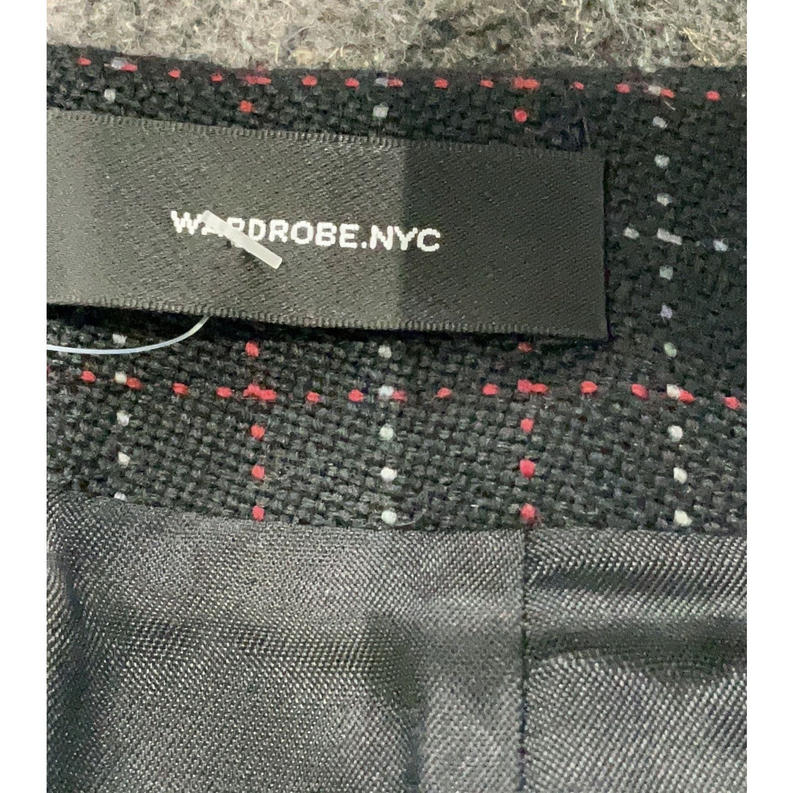 WARDROBE.NYC Wardrobe nyc checkered Wool Mini Skirt Grey XXS Size 24" / US 00 / IT 34 - 4 Thumbnail