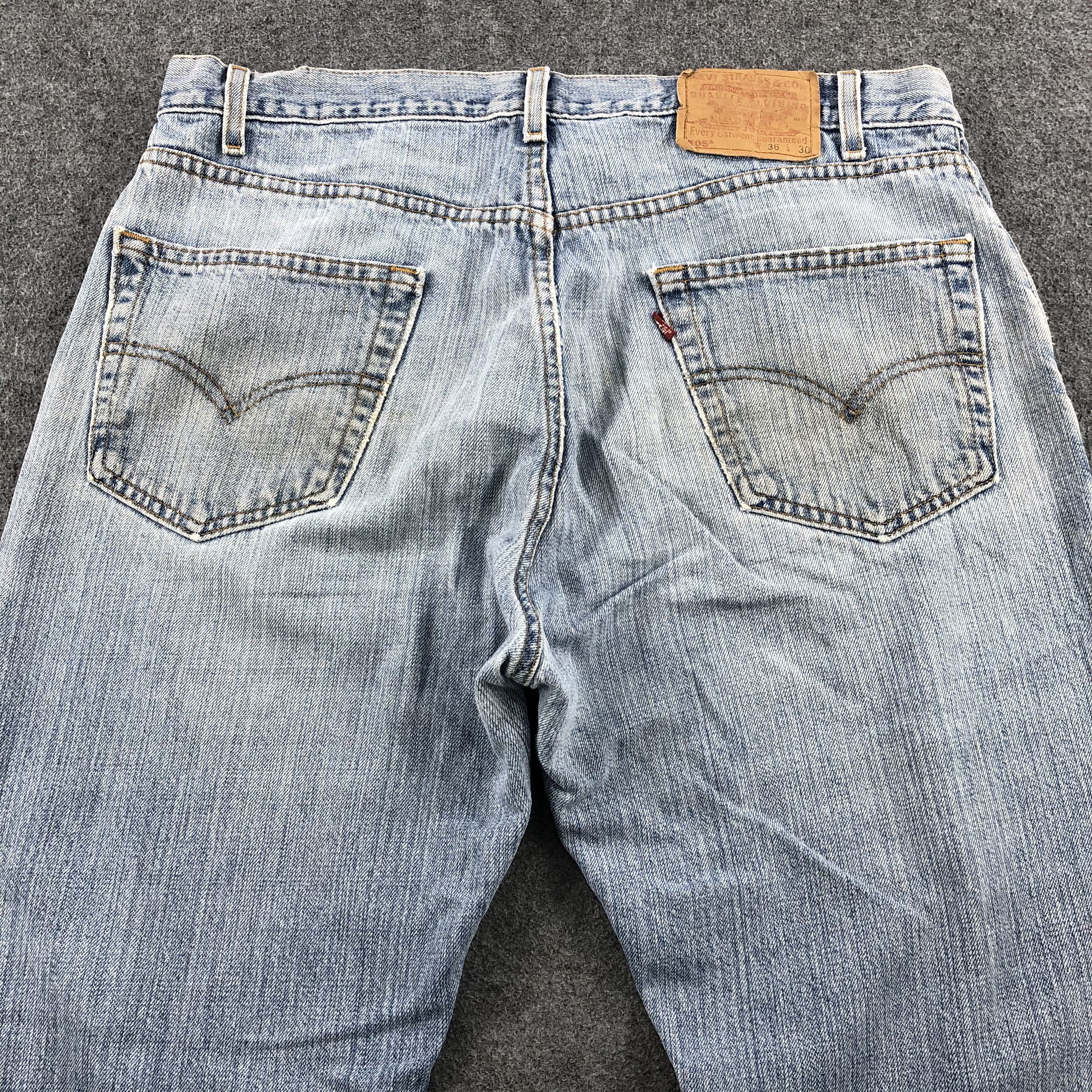 Levi's × Vintage 90s Vintage Light Wash Levis 505 Jeans-JM1743 Size US 37 - 3 Thumbnail