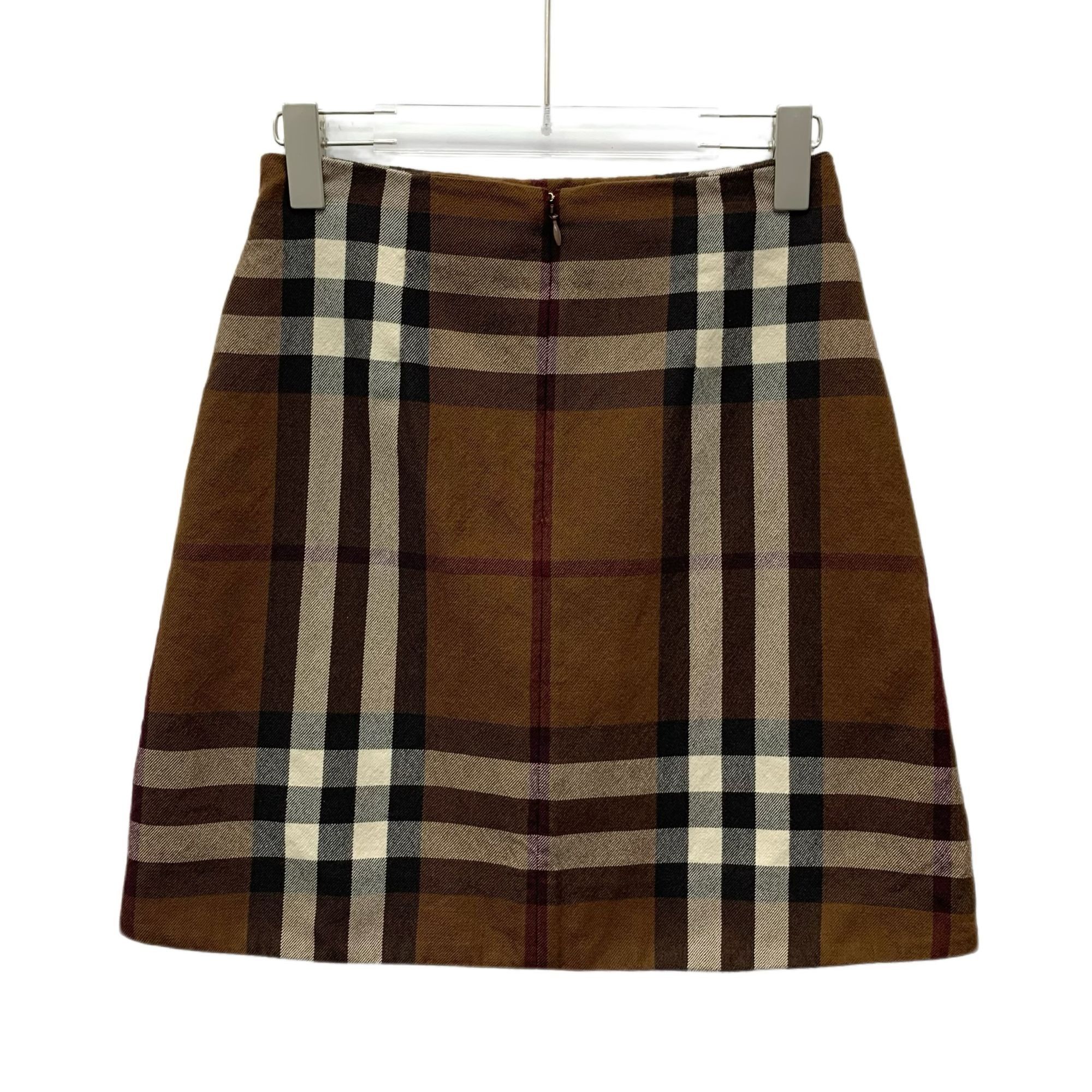 Burberry BURBERRY LONDON Classic Nova Check Mini Skirt Brown Plaid Wo Size 26" / US 2 / IT 38 - 6 Thumbnail