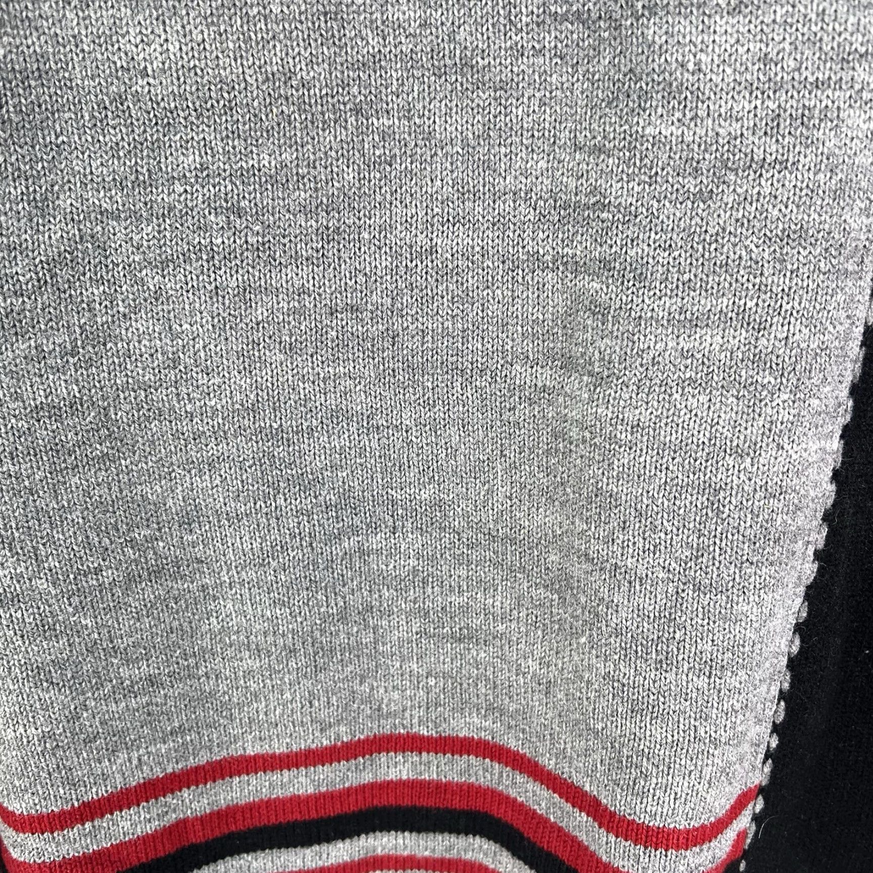 Vintage VINTAGE Sara Morgan Acrylic Sweater Shirt Womens XL Red Geometric 80s 90s Cable Knit, Pullover, Lightweight, Regular Fit Size XL / US 12-14 / IT 48-50 - 3 Thumbnail