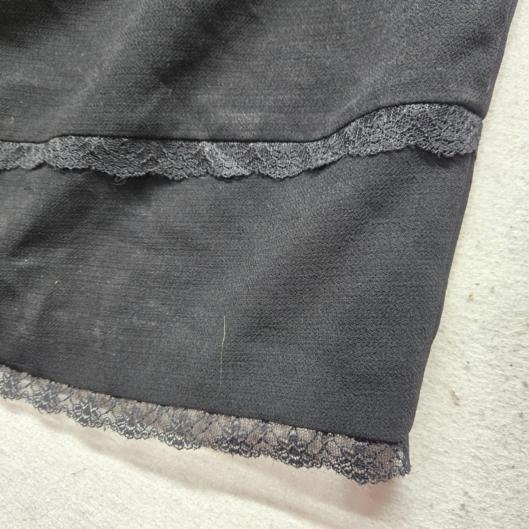 Vintage JH Collectibles Woman Skirt Adult 24W Black A-Line Knee Length Cotton Polyester Embroidered Lightweight Lined Plus Size NEW Womens Size 42" / US 20 - 2 Thumbnail