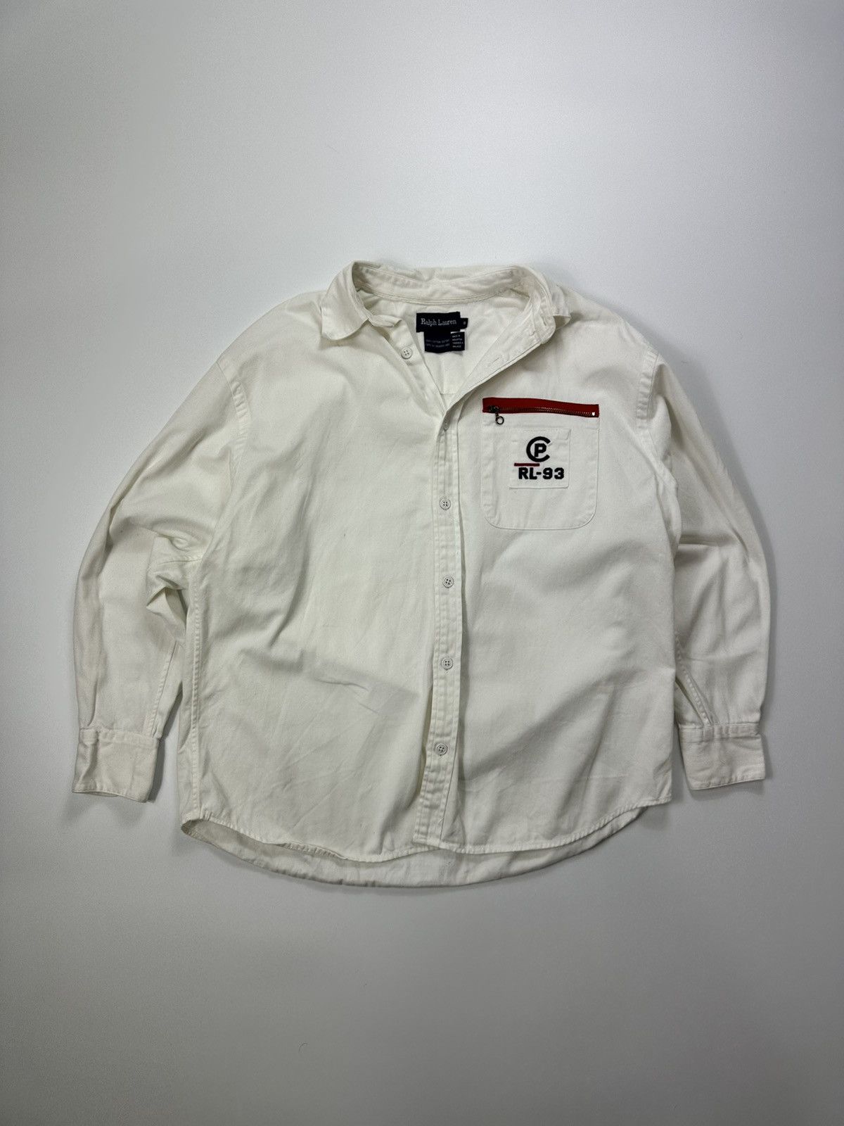 Polo Ralph Lauren 90's Polo Ralph Lauren RL-93 8 US Size Logo Size US L / EU 52-54 / 3 - 1 Thumbnail