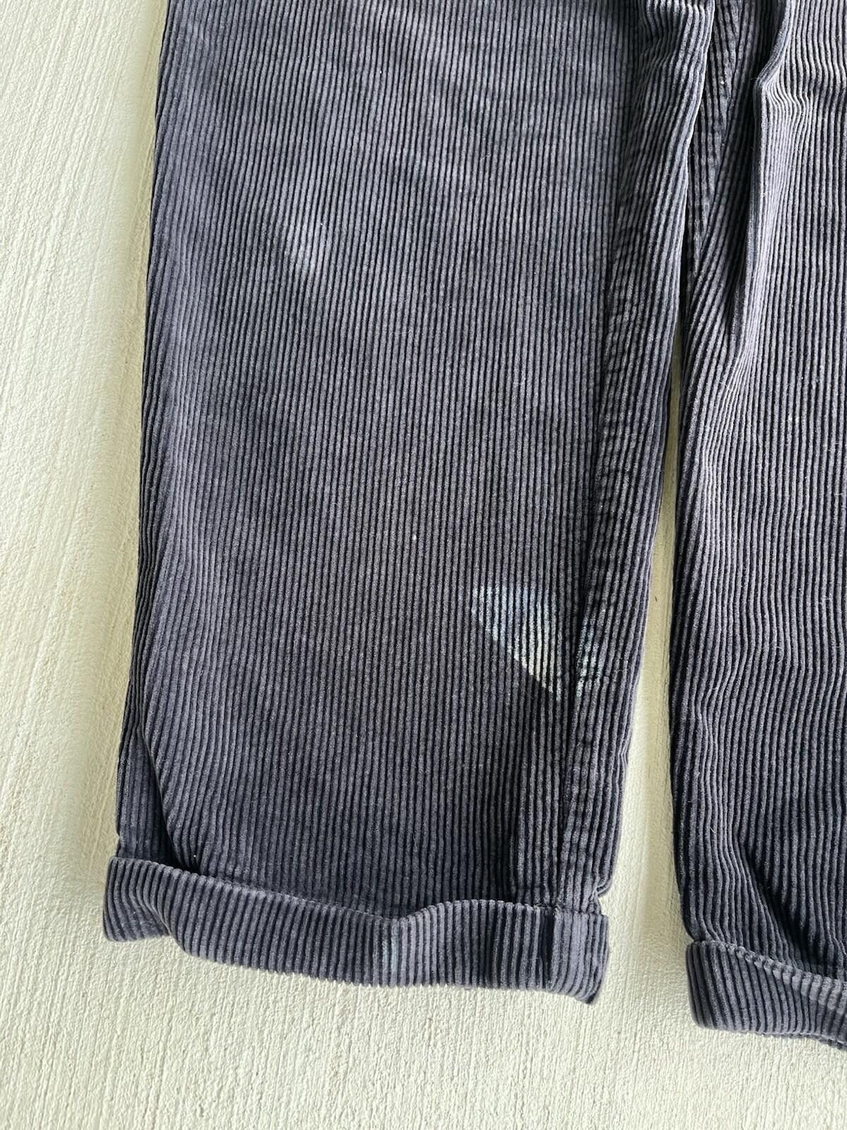 Gap Vintage Gap Easy Fit Pleated Corduroy Pants Gray 36x30 Size US 36 / EU 52 - 2 Thumbnail