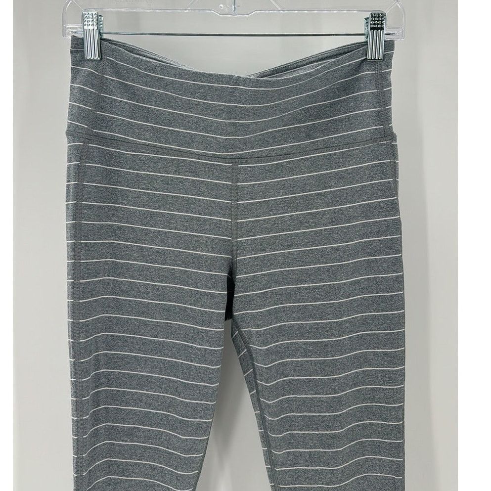 Athleta Athleta HIGH RISE HEATHER STRIPE CHATURANGA TIGHT athletic Size 30" / US 8 / IT 44 - 4 Thumbnail