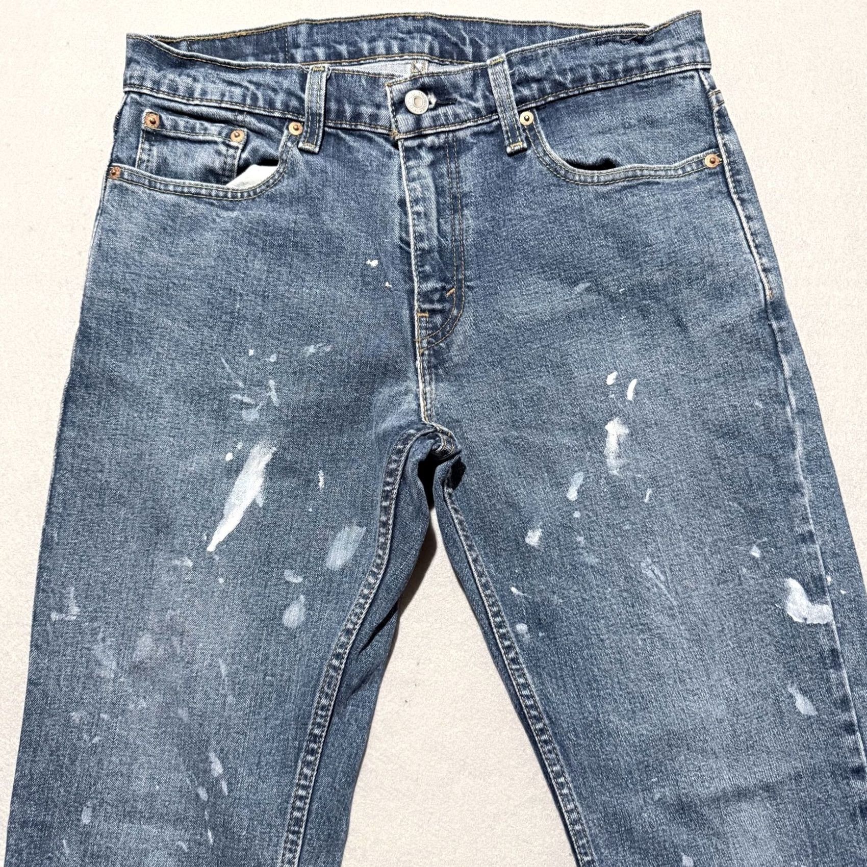 Levi's Levi’s 559 Jeans Men Blue Denim Mid Rise Relaxed Straight Zip Fly - 30X30 Size US 30 / EU 46 - 3 Thumbnail
