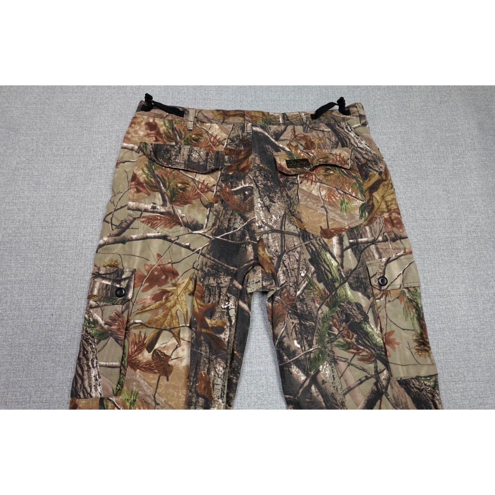 AMO VINTAGE Camo Pants Men XL Brown Woodland Lightweight Straight 5-Pocket Cargo Workwear Chino Size XL Mens Size US 36 / EU 52 - 5 Thumbnail