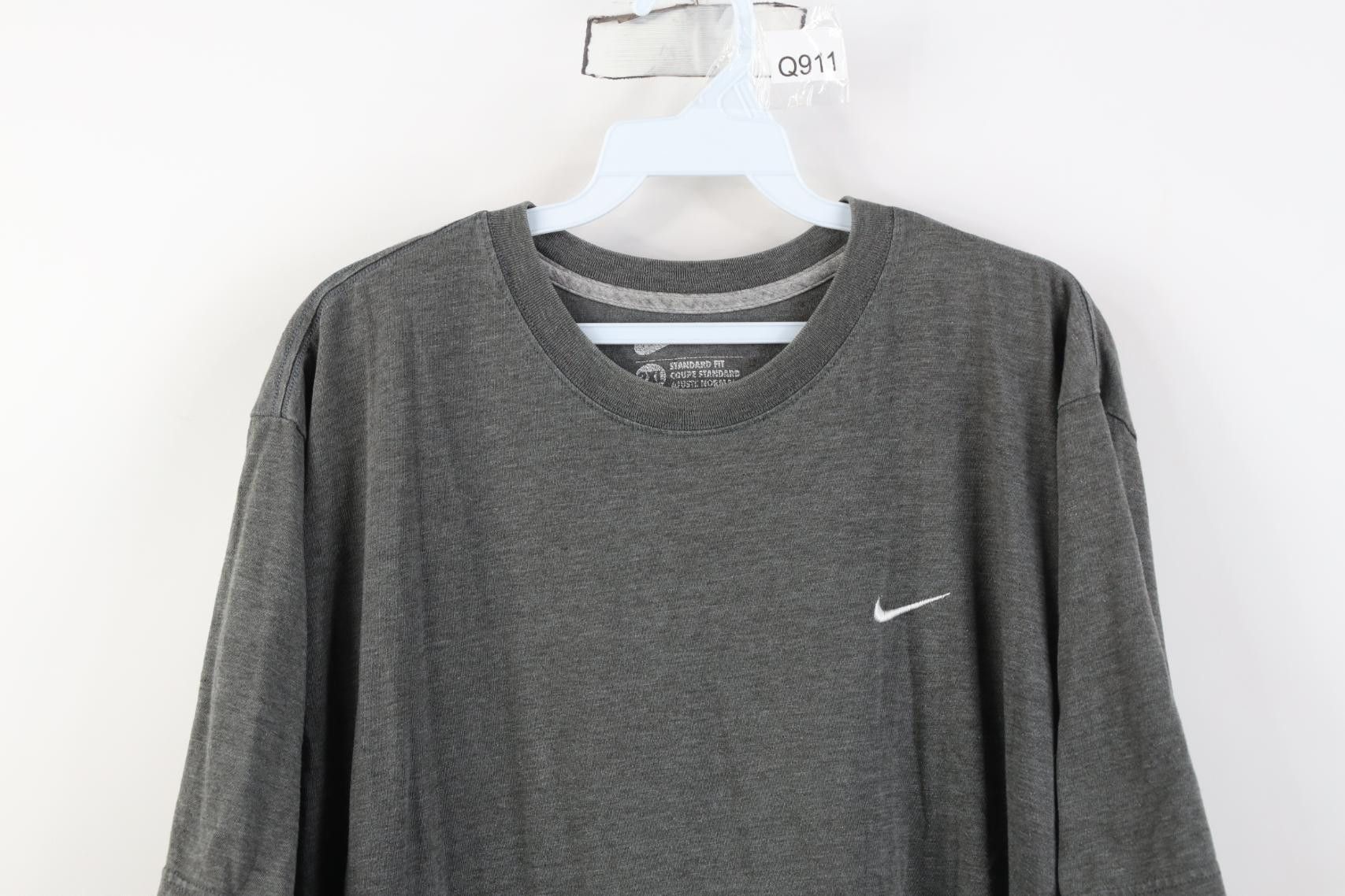 Nike Vintage Y2K Nike Travis Scott Mini Swoosh Knit T-Shirt Gray Size US XXL / EU 58 / 5 - 2 Thumbnail