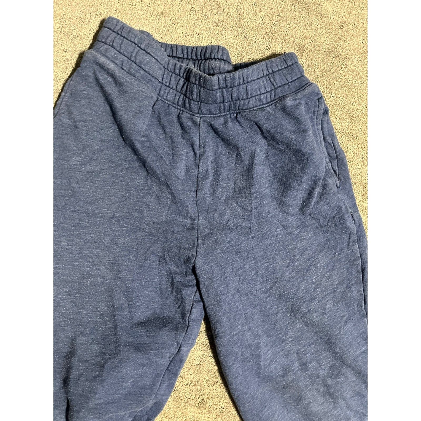 American Eagle Outfitters VINTAGE American Eagle Outfitters Blue Sweatpants Logo Womens XS Slim Tapered Activewear Fall Winter Size 26" / US 2 / IT 38 - 2 Thumbnail