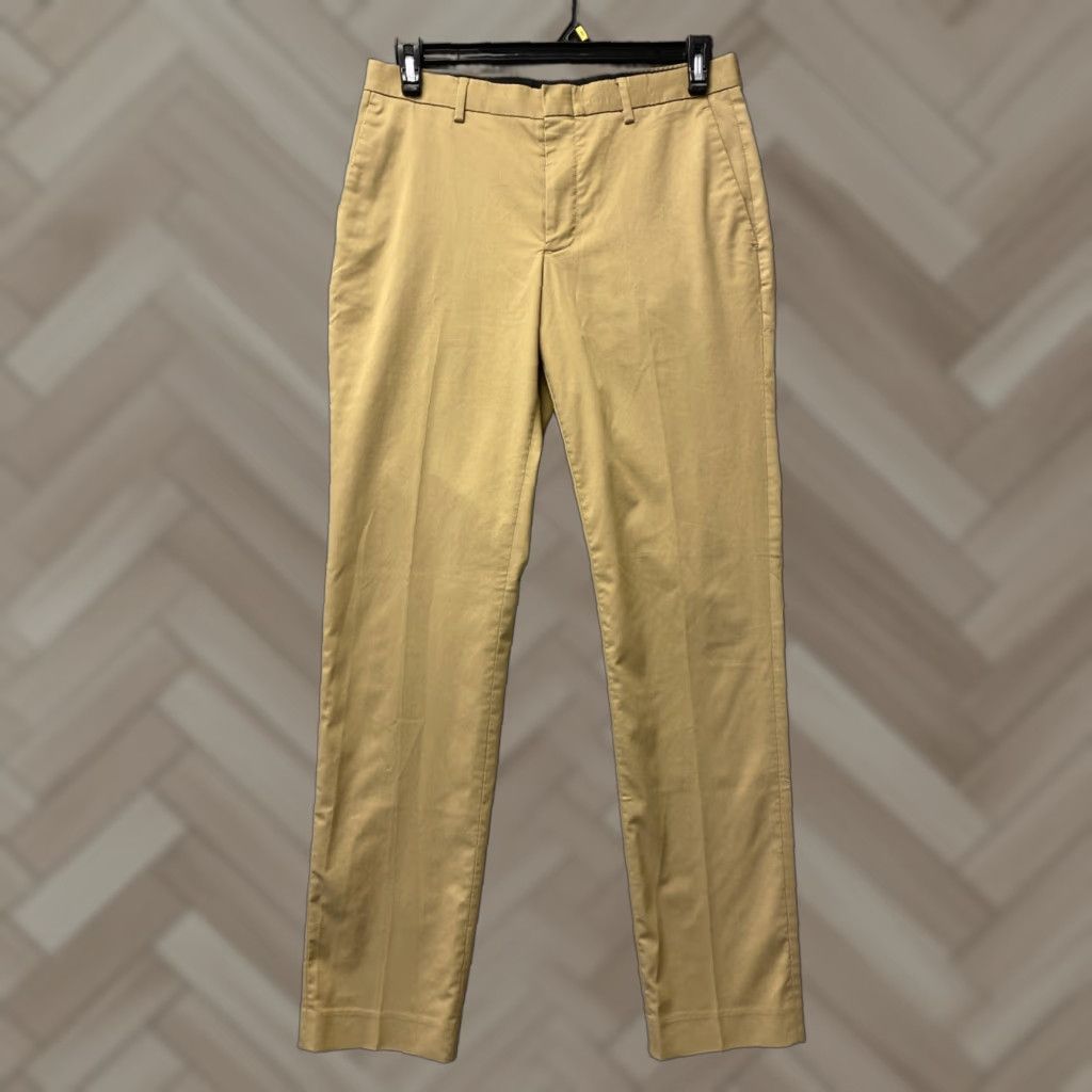 J.Crew J. Crew Mustard Chino Pants 31X32 Slim Tapered Mid Rise 5-Pocket Men's American Preppy Size US 31 - 1 Thumbnail