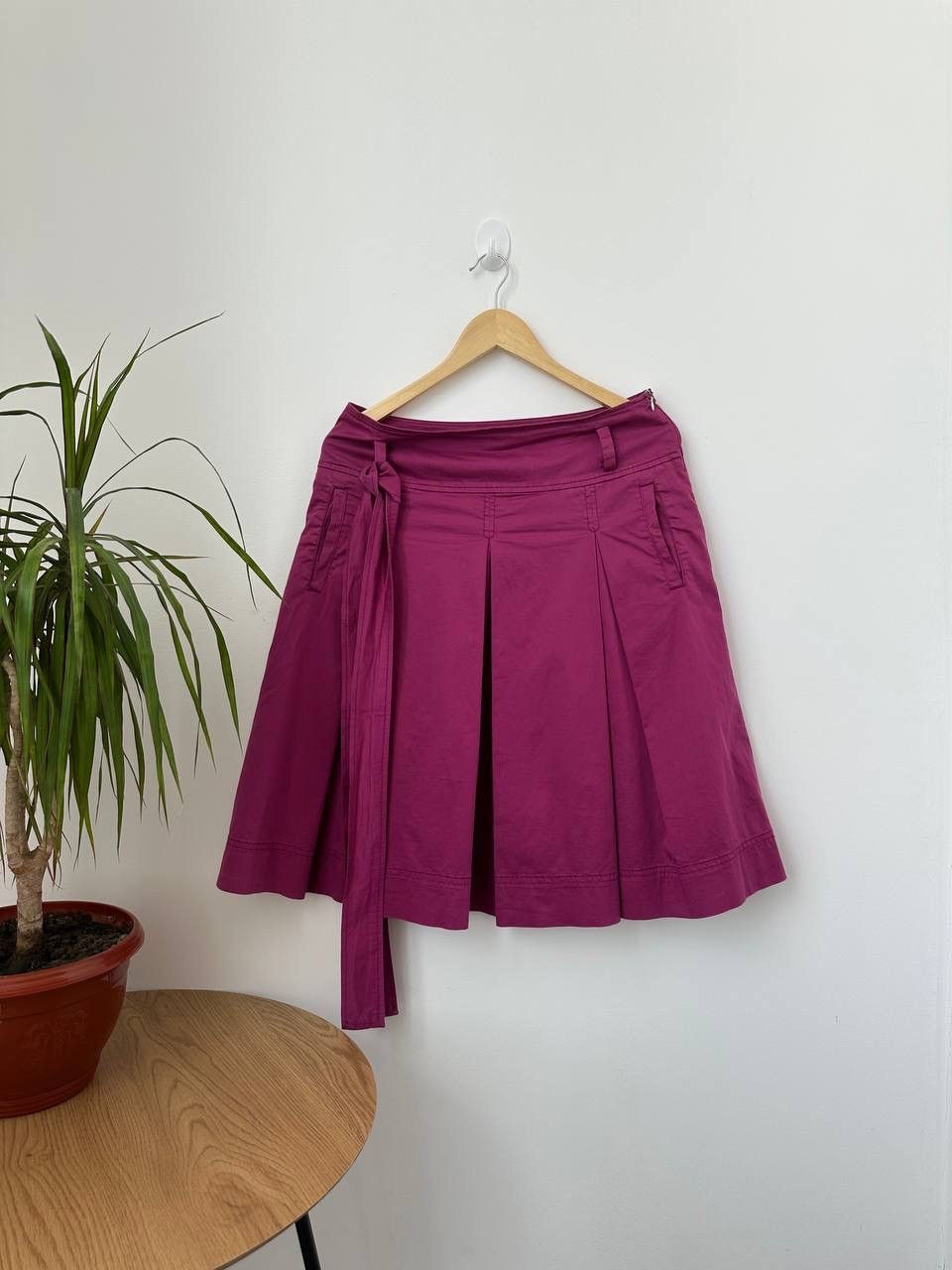 Max Mara × Vintage Vintage Max Mara Pink Mini Skirt Size 30" / US 8 / IT 44 - 6 Thumbnail
