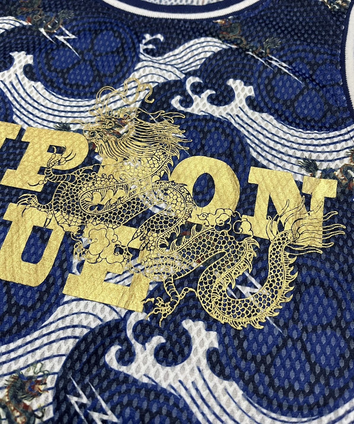 Blue Blue Japan × Japanese Brand NIPPON BLUE by Oniarai Rare Design Shirt Size US M / EU 48-50 / 2 - 5 Thumbnail