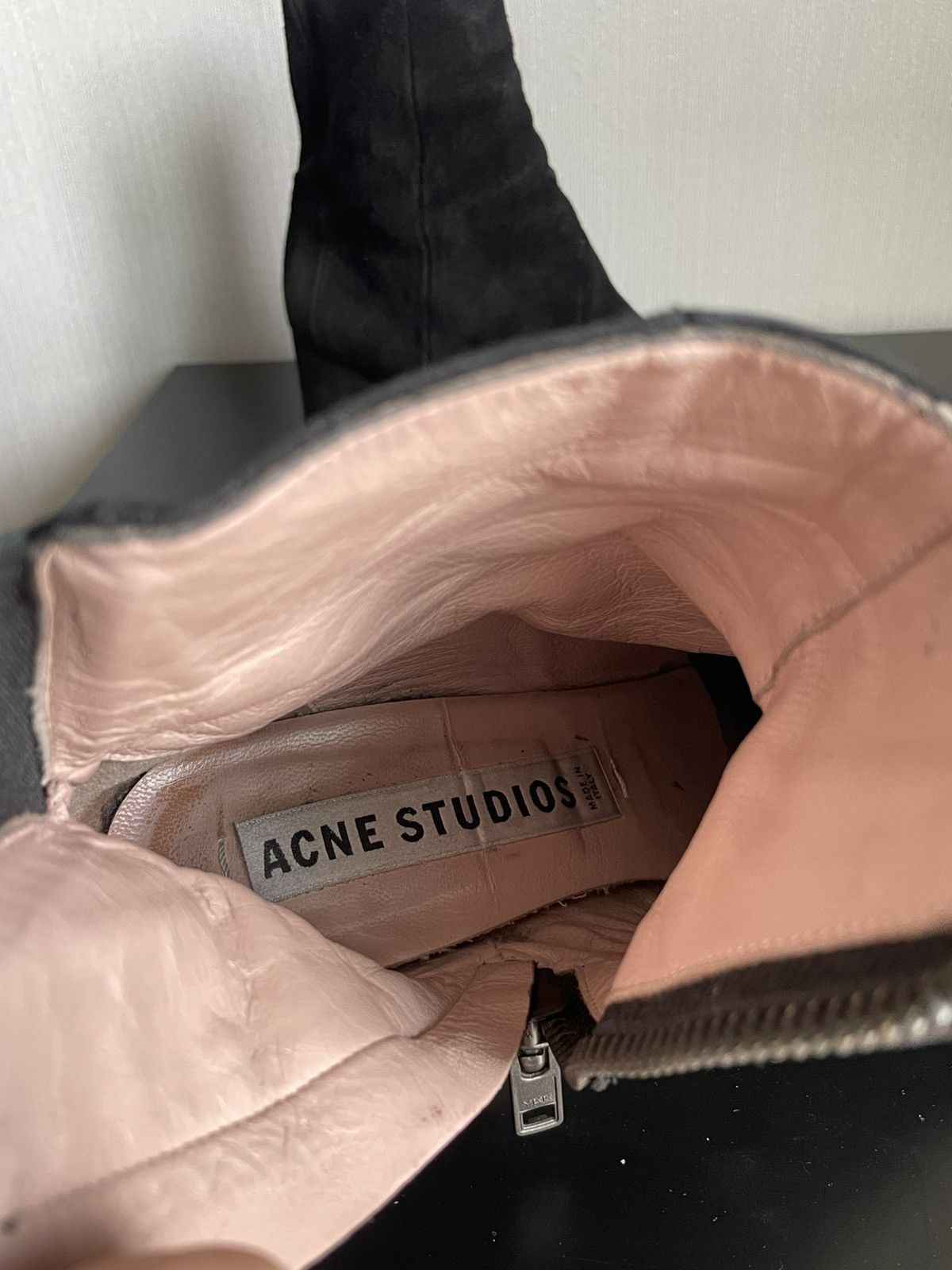 Acne Studios Archive Acne Studios Cyber Ankle Square Toe Boots Suede Hype Size US 8 / IT 38 - 6 Thumbnail