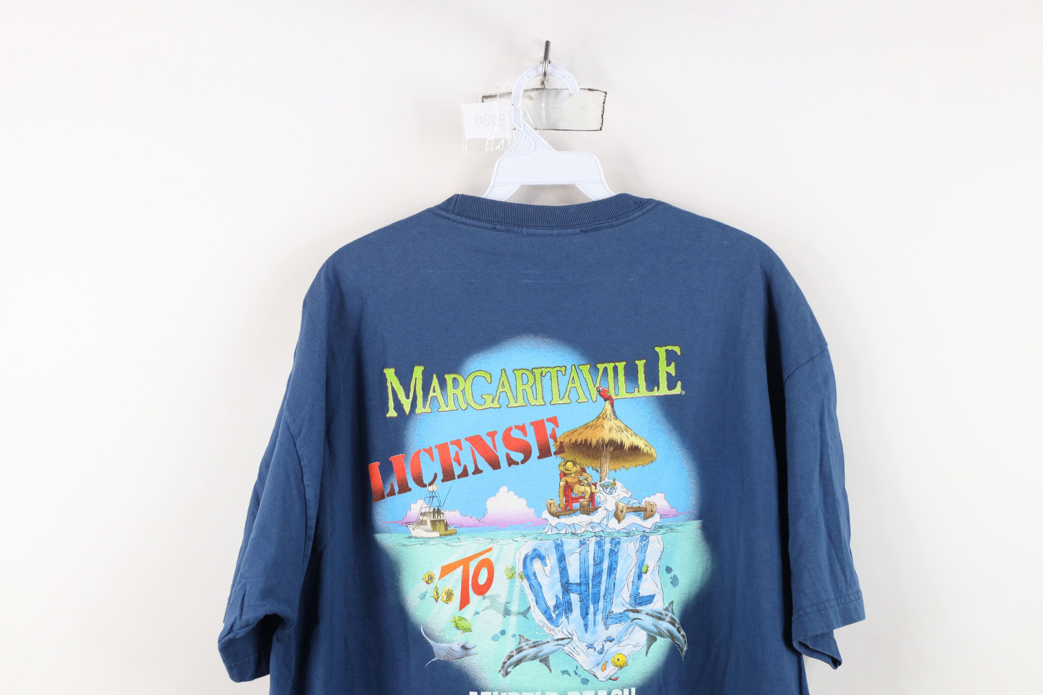 Vintage Vintage Y2K Margaritaville Jimmy Myrtle Beach T-Shirt Size US XL / EU 56 / 4 - 13 Thumbnail