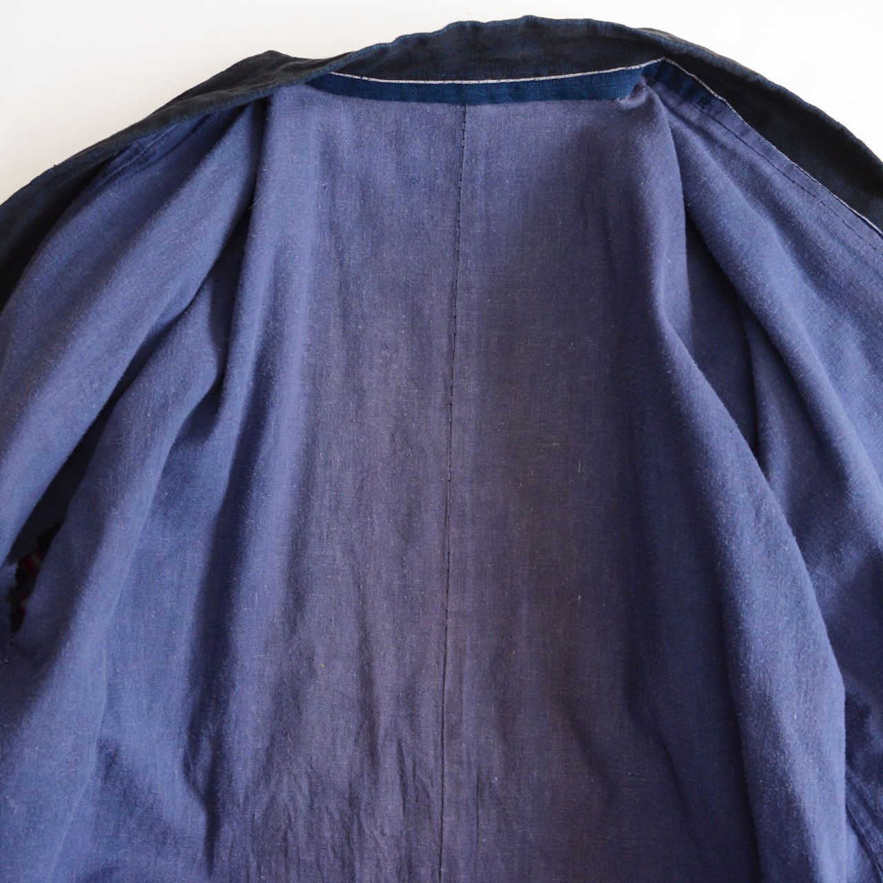 Other Vintage Japanese Noragi Indigo Stripe Cotton Jacket Size L / US 10 / IT 46 - 4 Thumbnail