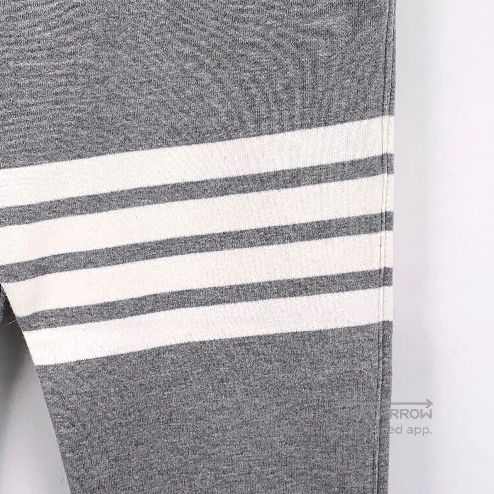 Thom Browne Thom Browne size M Gray Classic Four Stripe Cotton Drawstr Size US 38 / EU 54 - 4 Thumbnail