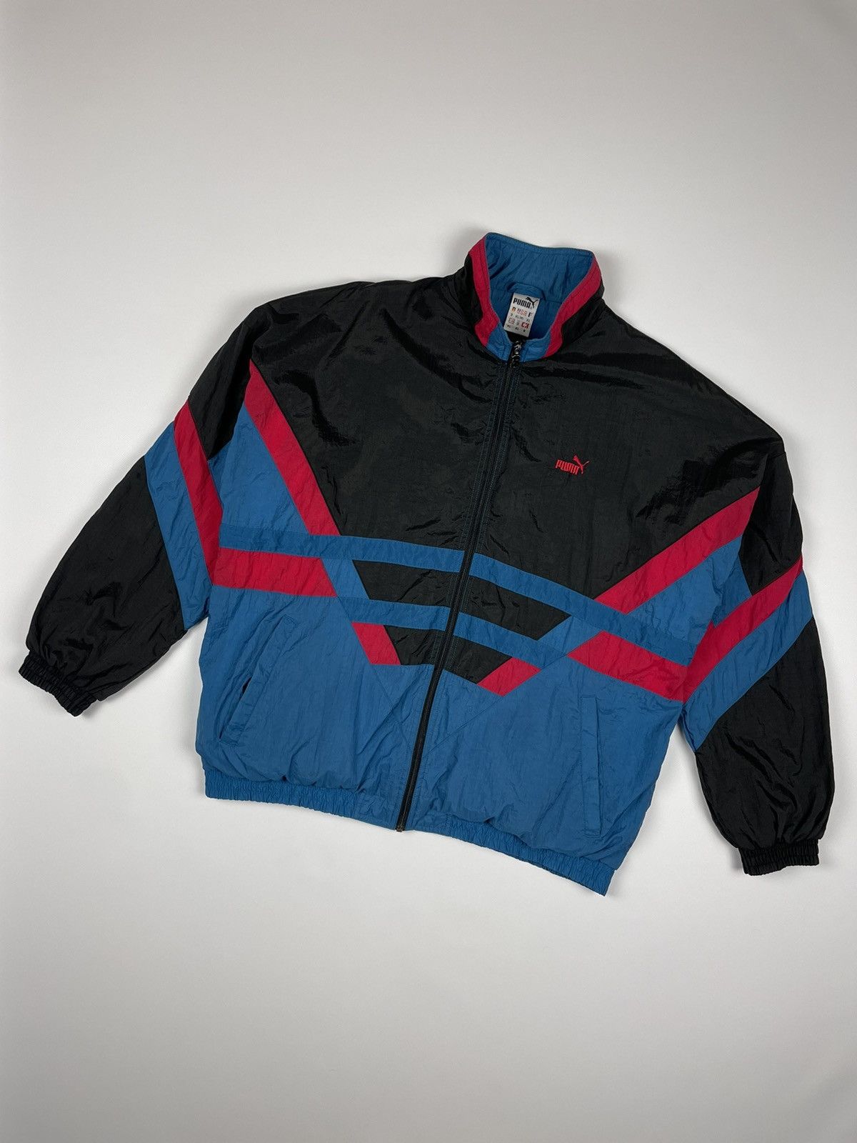 Puma Vintage Puma Windbreaker Jacket Size US XL / EU 56 / 4 - 2 Thumbnail