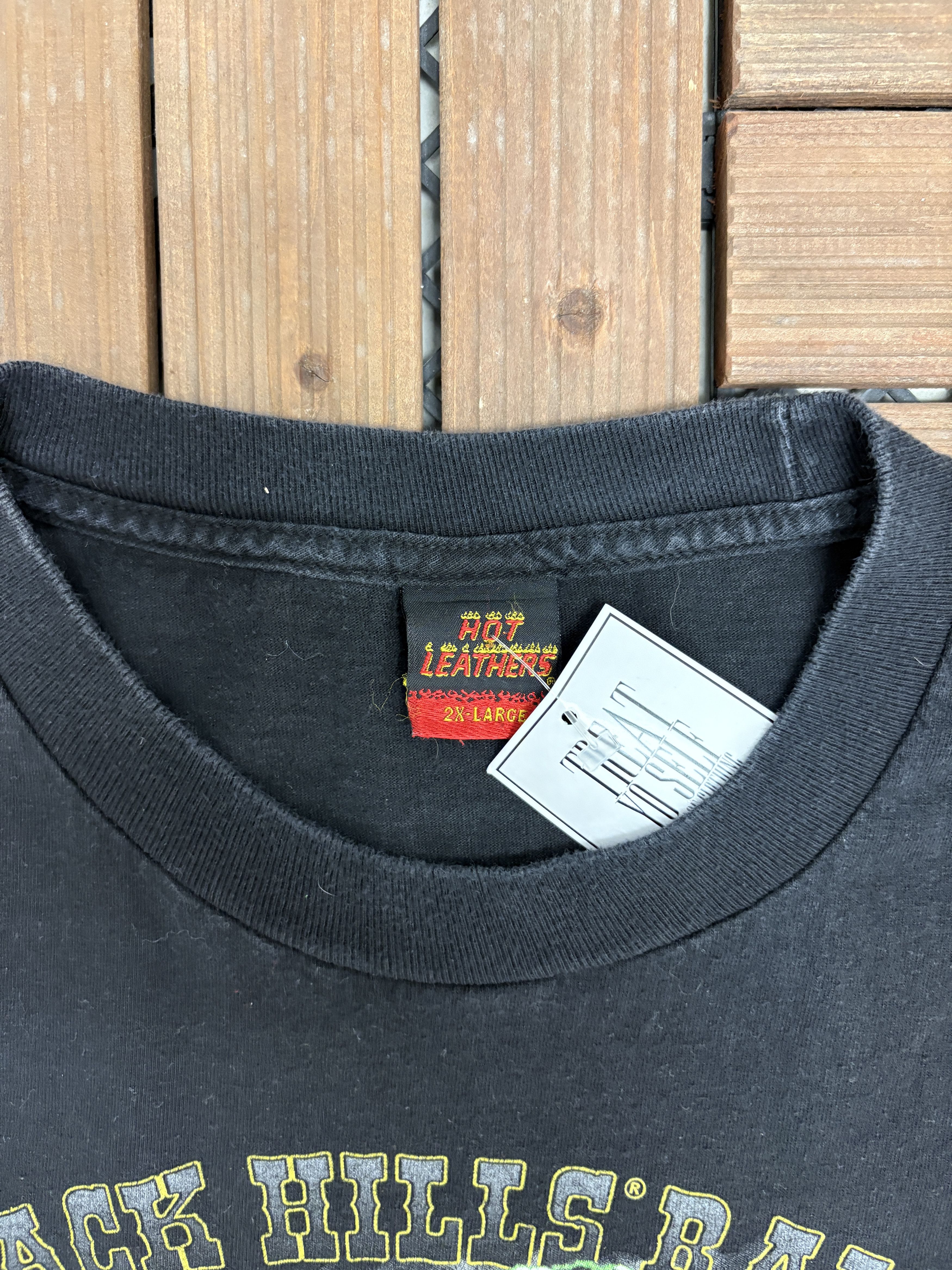 Vintage Sturgis Black Hills Rally Vintage Black T-Shirt Tee Size US XXL / EU 58 / 5 - 6 Thumbnail