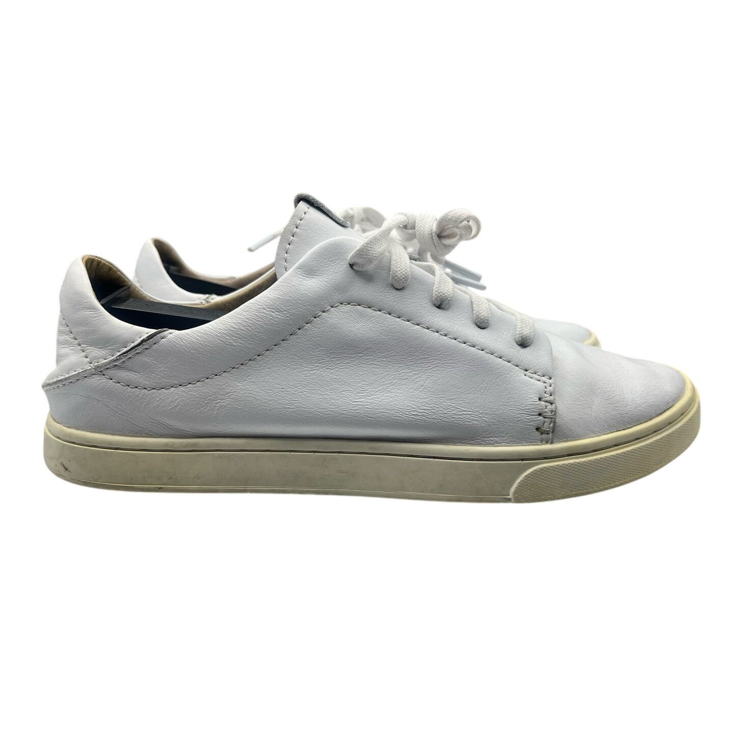 Olukai OluKai Pehuea Li Ili White Leather Sneakers Shoes Size 7 Size US 7 / IT 37 - 1 Thumbnail