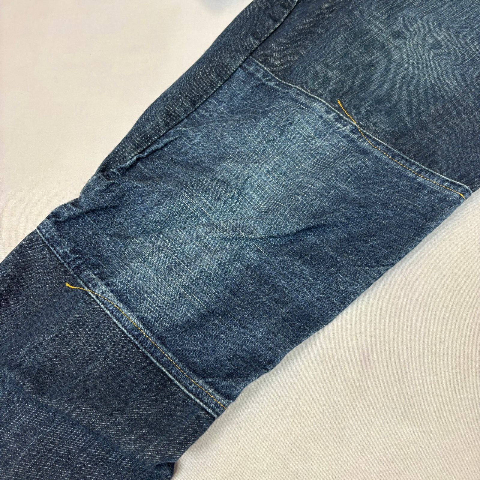 G-Star G Star Raw S.C. A Crotch Mix Patch Straight Jeans 33x31.5 Size US 33 - 11 Thumbnail