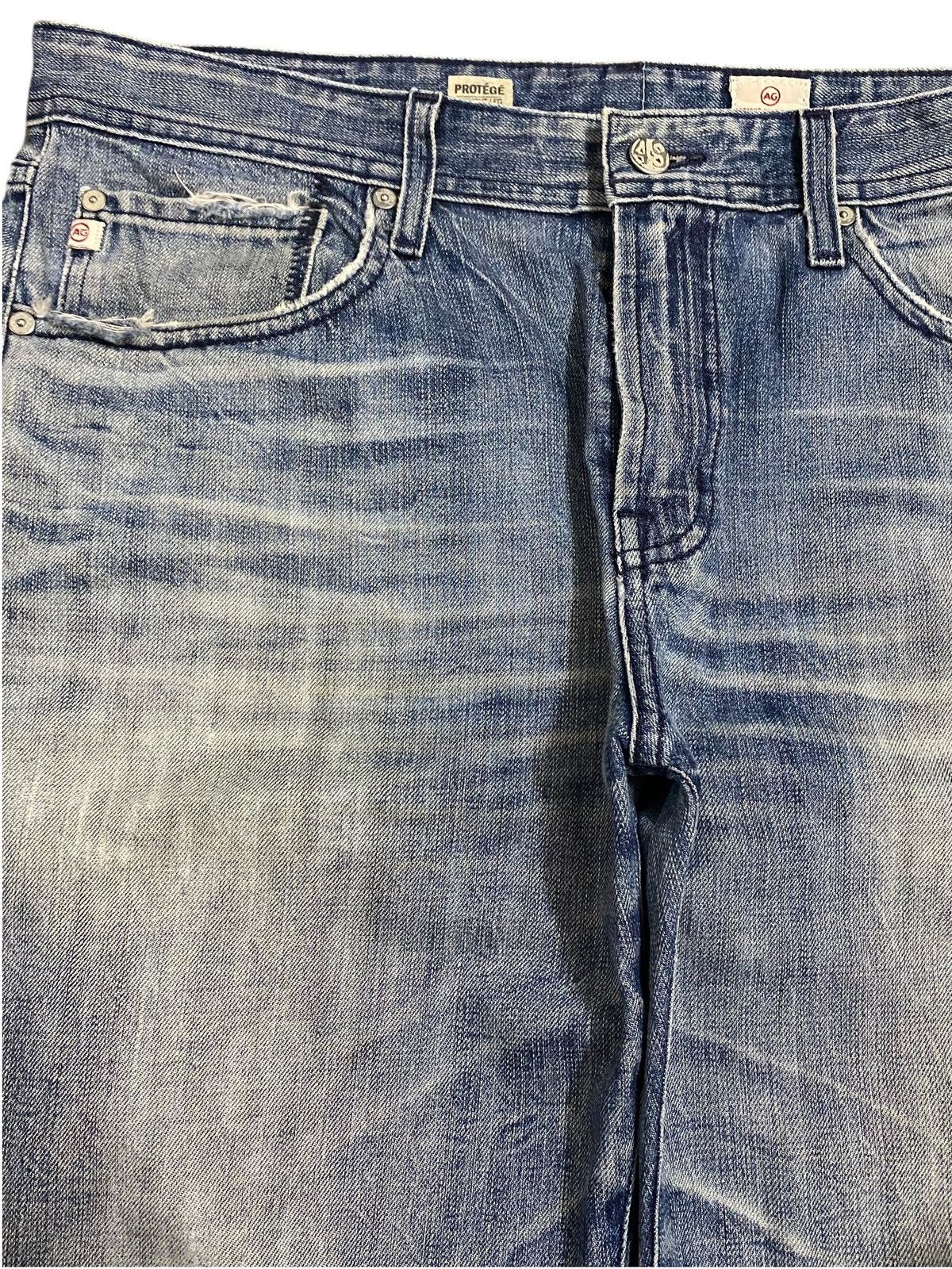 AG Adriano Goldschmied Vintage Adriano Goloschmieo Faded Distressed Loose Jeans Size US 36 / EU 52 - 5 Thumbnail