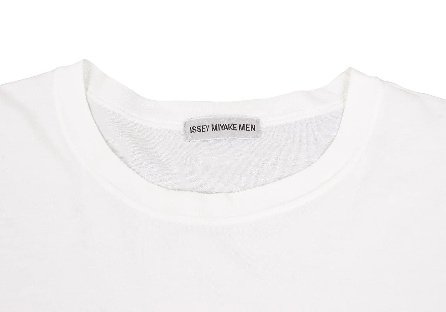Issey Miyake Cut Sleeve T-Shirt in Off White Size US XS / EU 42 / 0 - 4 Thumbnail