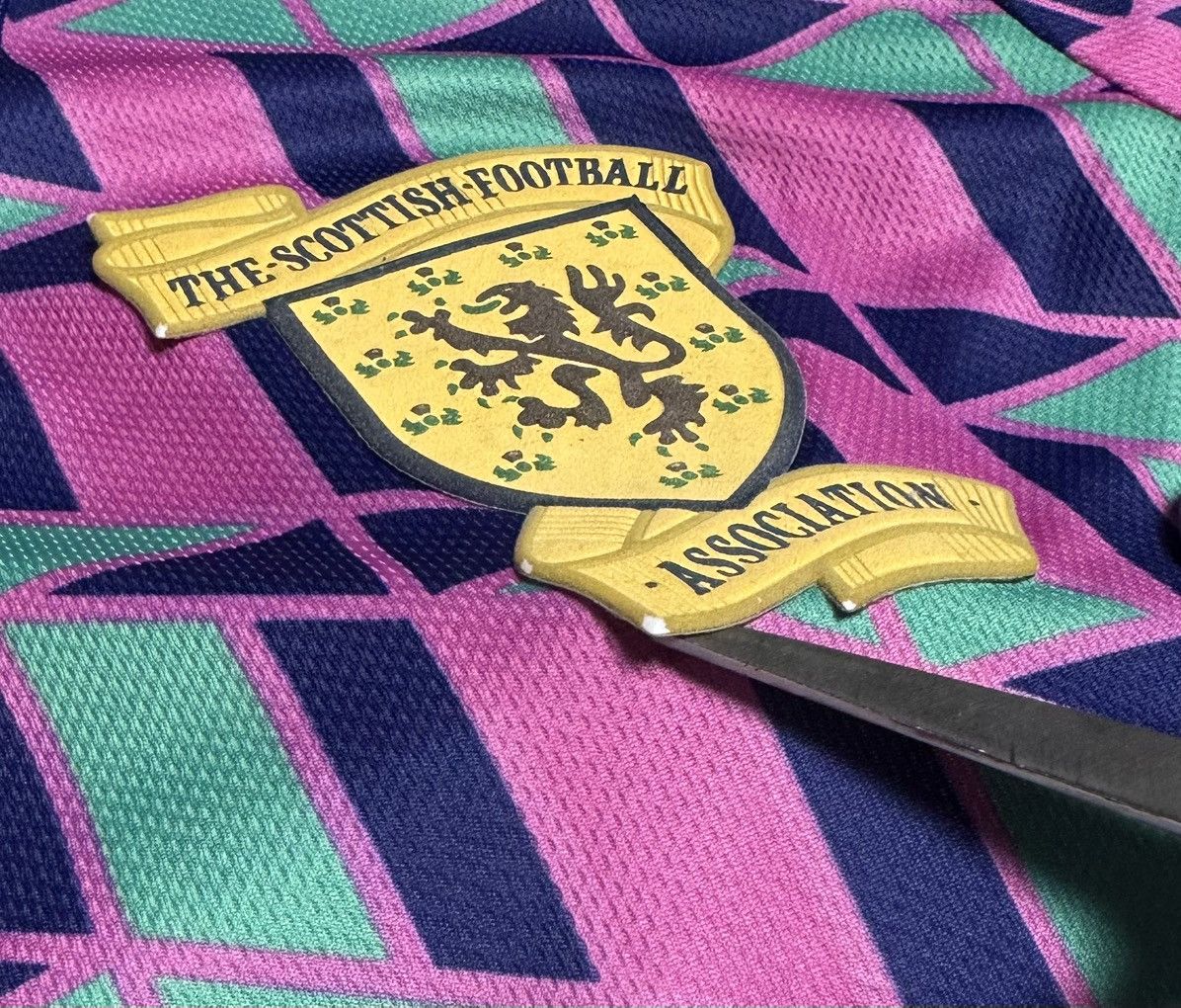 Vintage Scotland 1988 1989 Retro Football Shirt Soccer Jersey Size US S / EU 44-46 / 1 - 8 Thumbnail