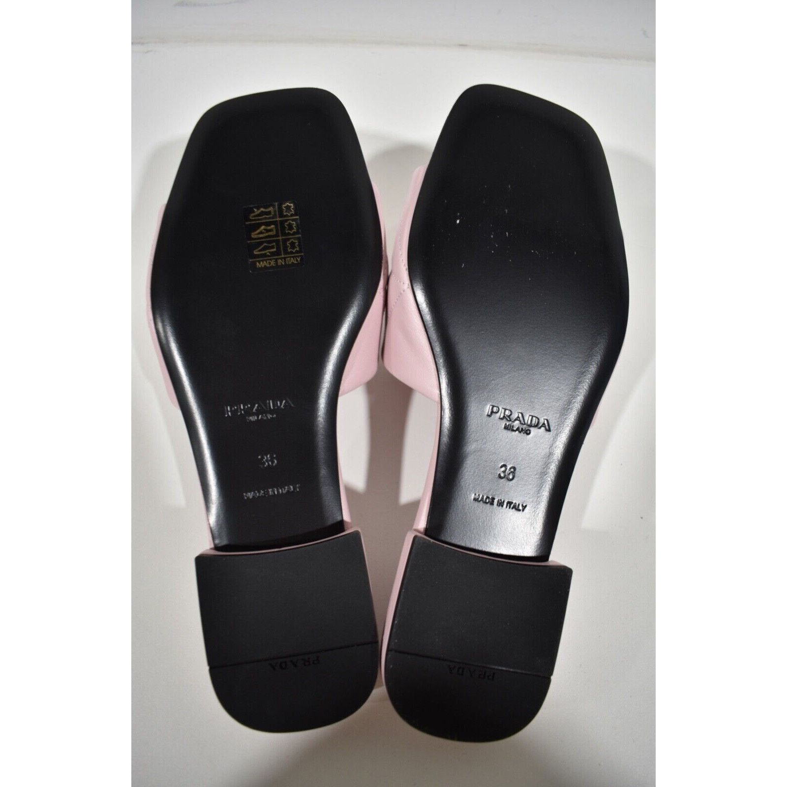 Prada Prada Alabastro Pink Quilted Nappa Leather Logo Slide Size US 6 / IT 36 - 12 Thumbnail