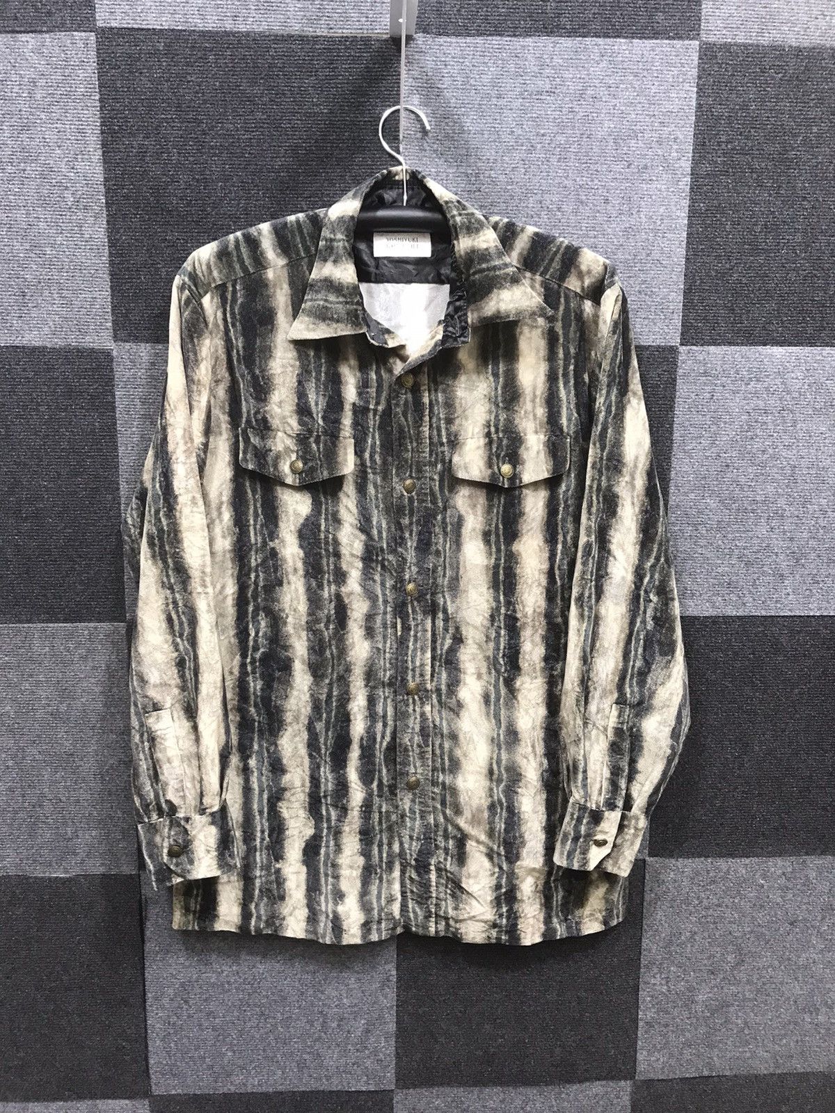 Vintage Archival YOSHIYUKI KONISHI Ficce Uomo Stripe Jacquard 